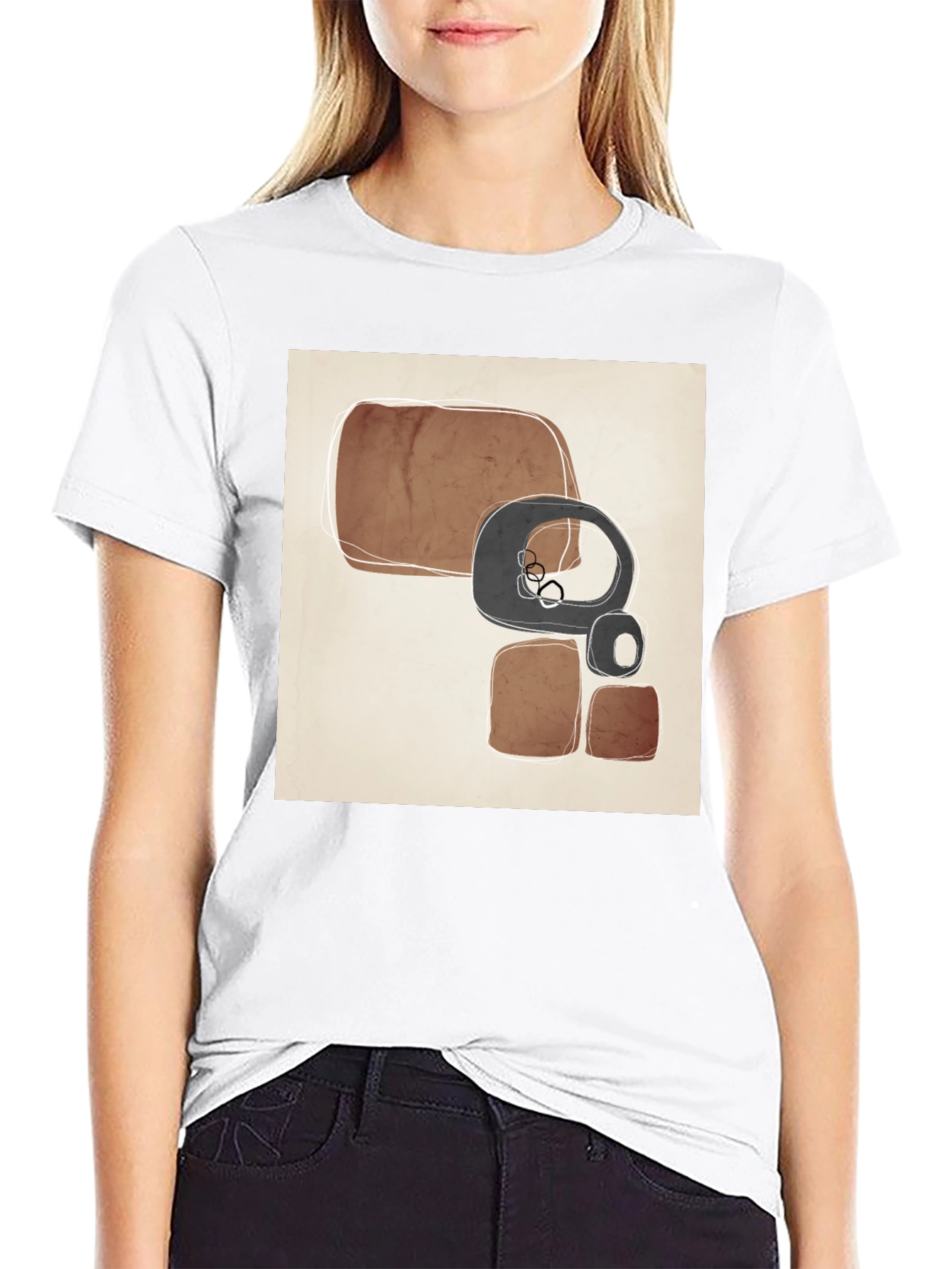 Abstract Shapes Graphic Tee