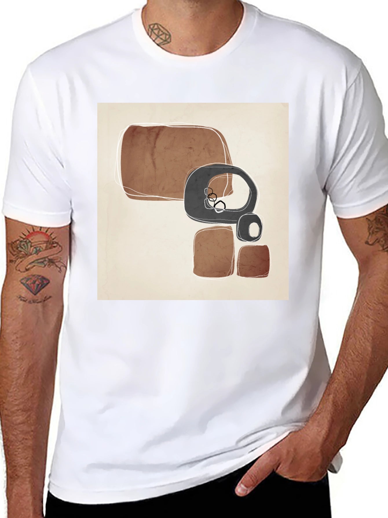 Abstract Shapes Graphic Tee