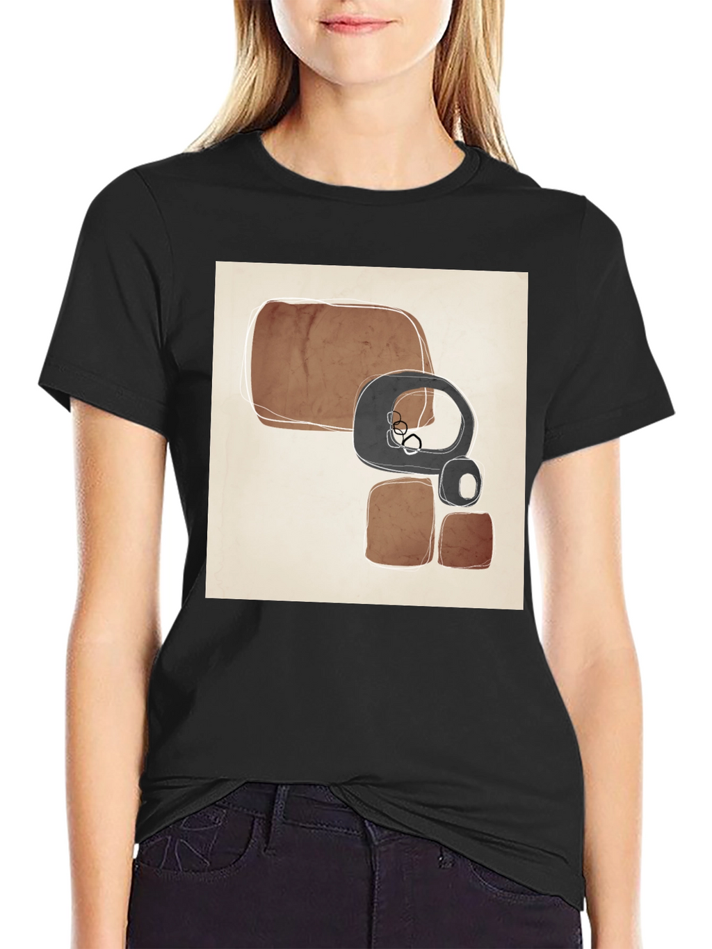 Abstract Shapes Graphic Tee