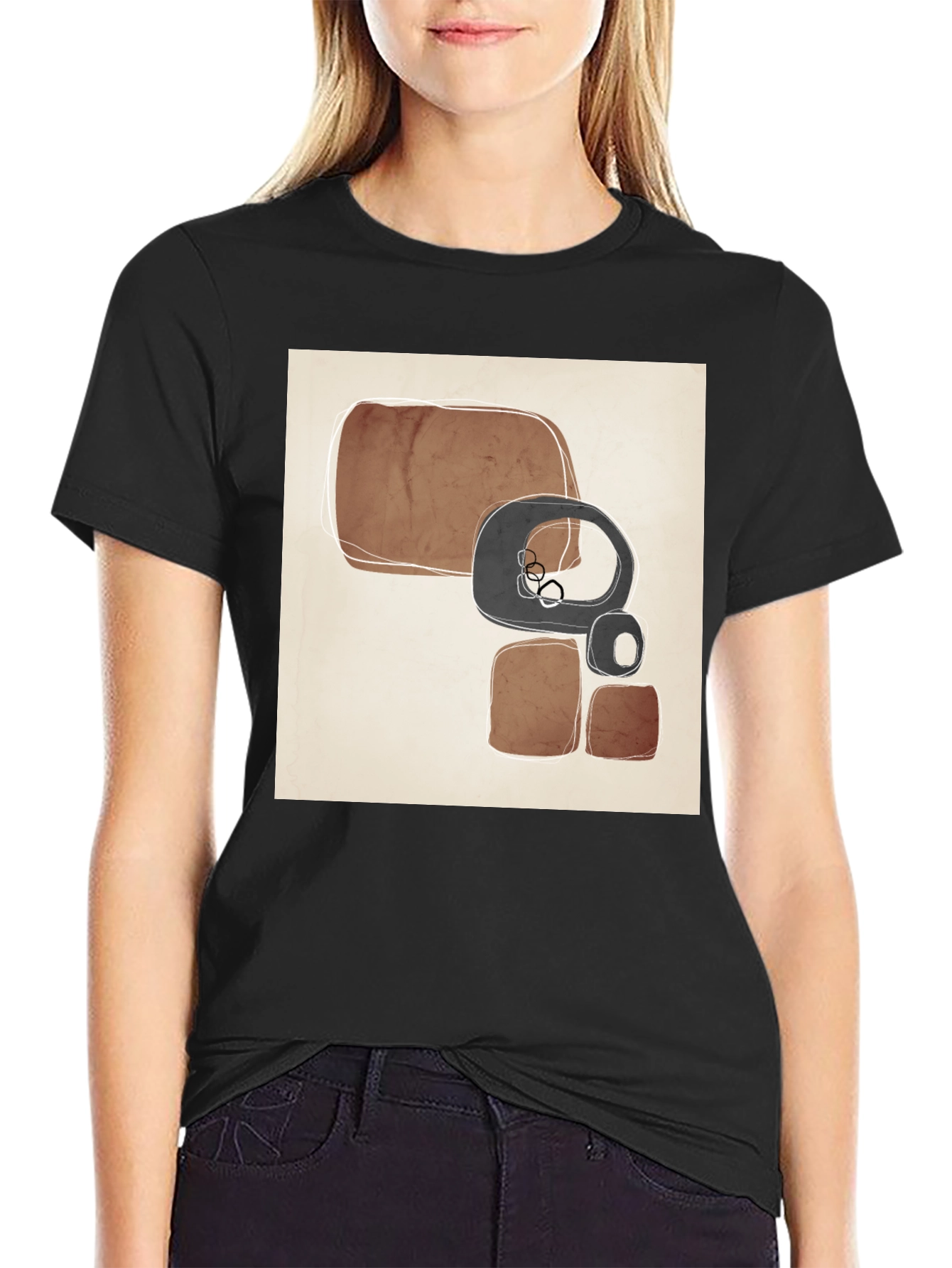 Abstract Shapes Graphic Tee