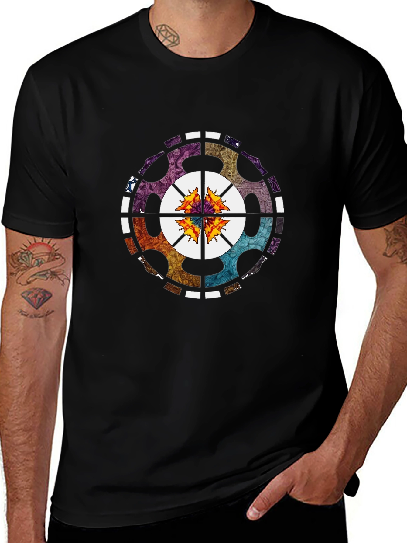 Intricate Mandala Graphic Tee - Stylish and Unique!