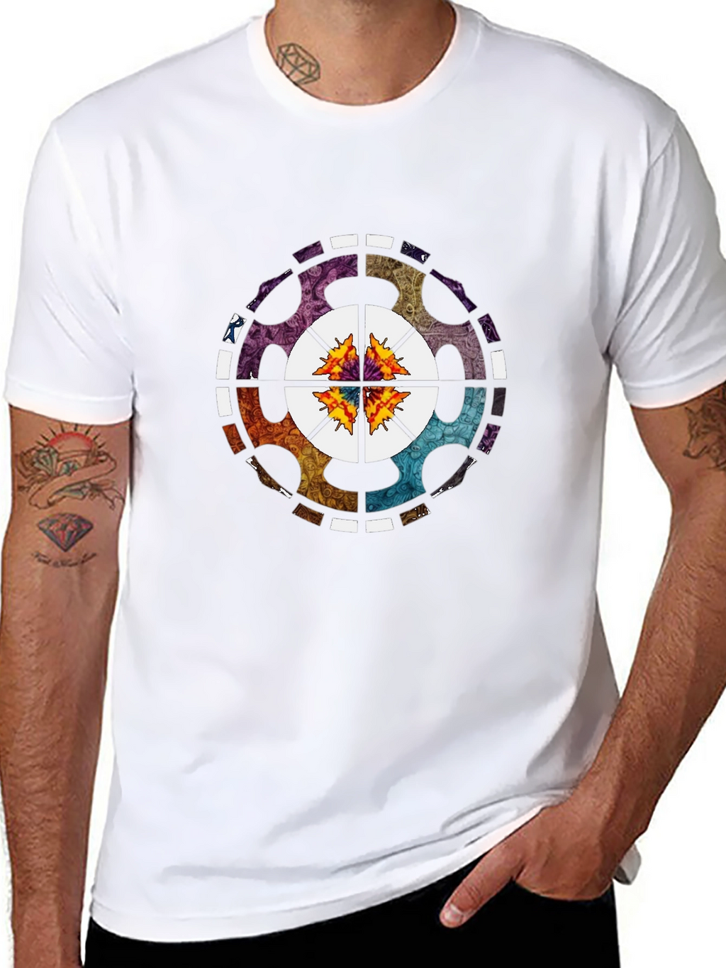 Intricate Mandala Graphic Tee - Stylish and Unique!