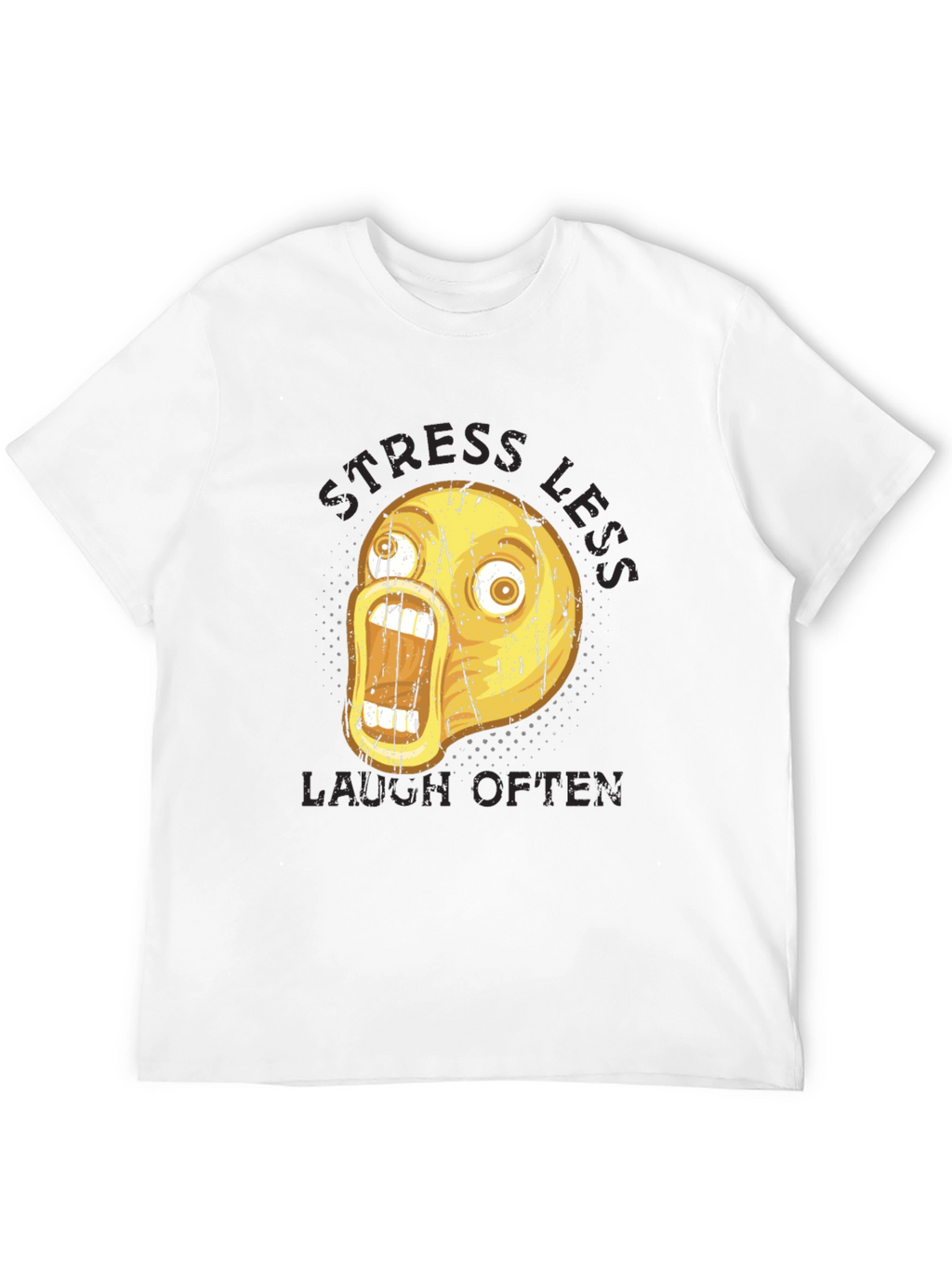 Stress Less Laugh Often Graphic Tee