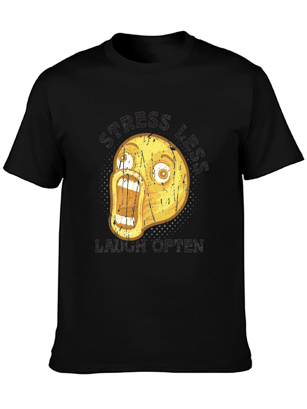 Stress Less Laugh Often Graphic Tee