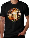Autumn Fox T-Shirt: Cozy Fall Vibes