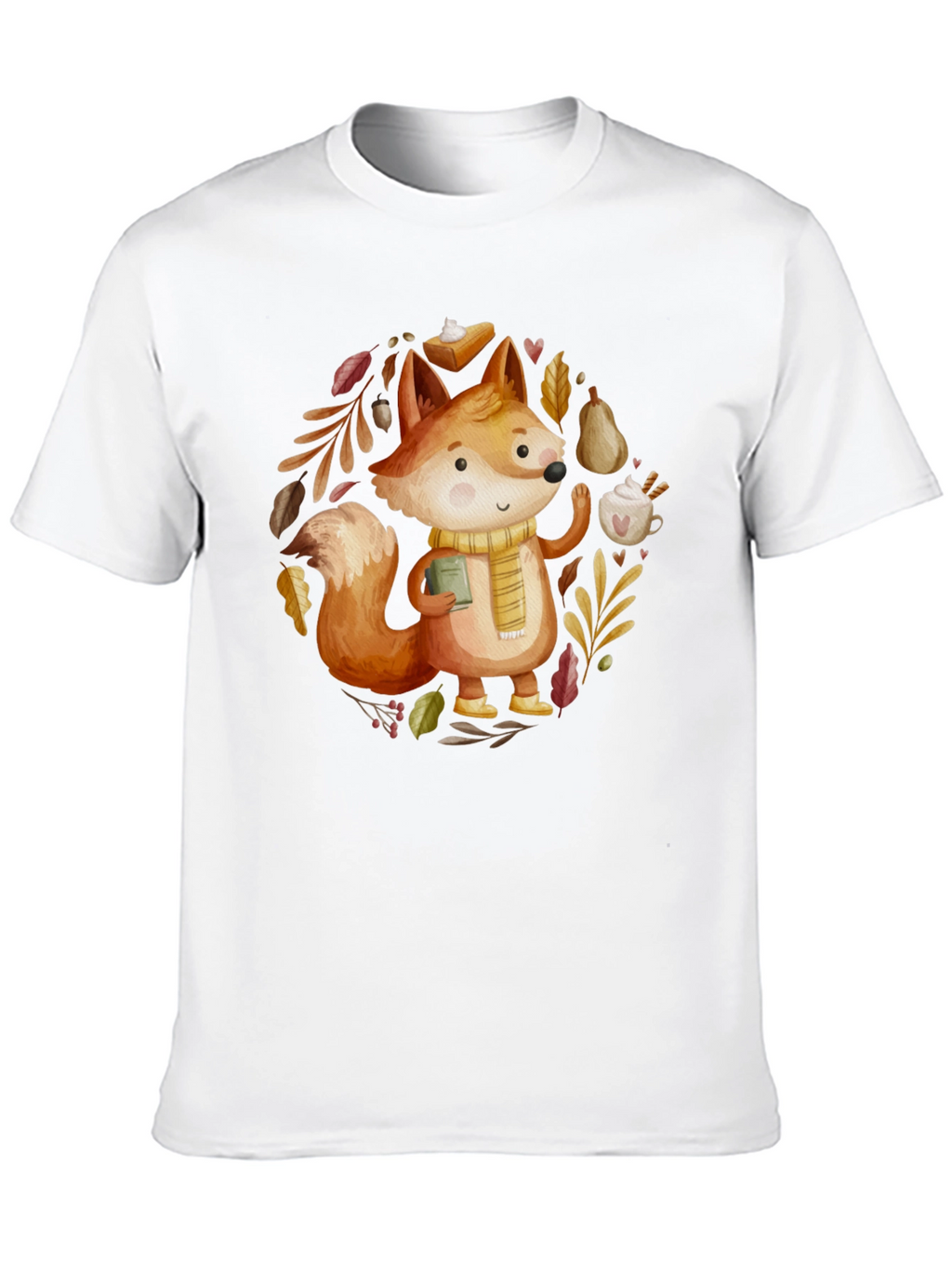 Autumn Fox T-Shirt: Cozy Fall Vibes