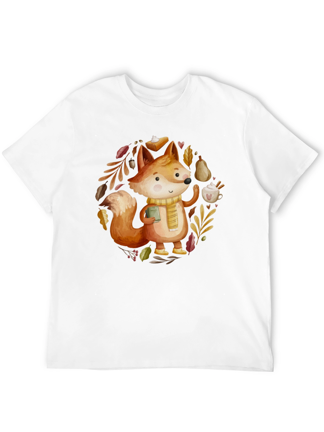 Autumn Fox T-Shirt: Cozy Fall Vibes