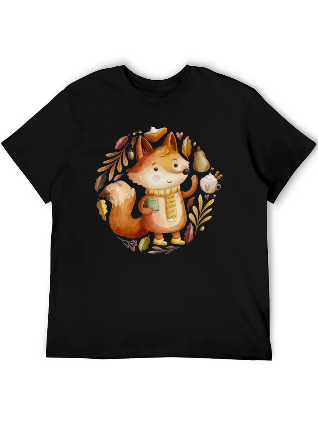 Autumn Fox T-Shirt: Cozy Fall Vibes
