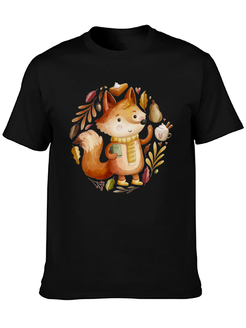 Autumn Fox T-Shirt: Cozy Fall Vibes