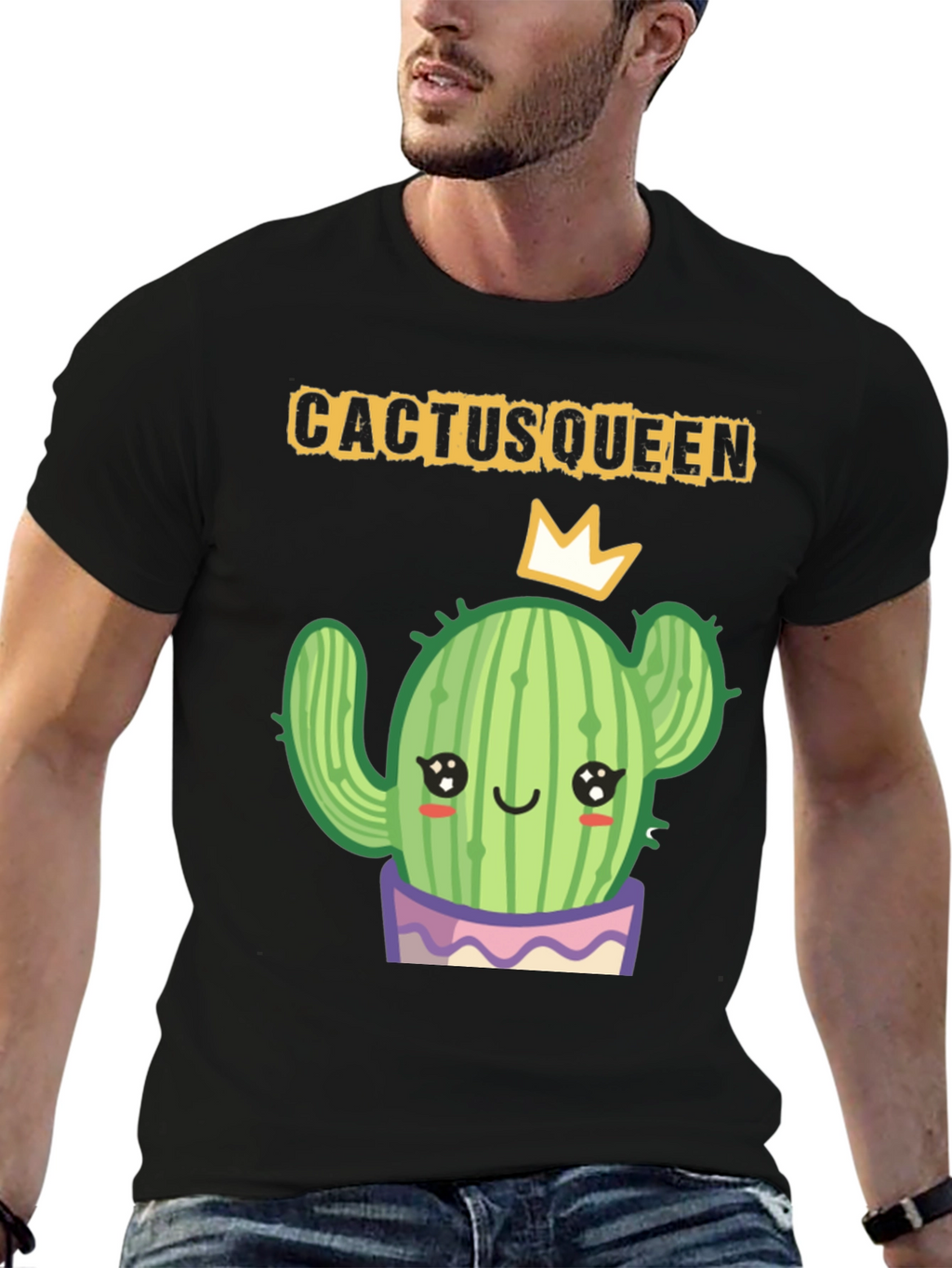 Cactus Queen T-Shirt - Cute Succulent Graphic Tee