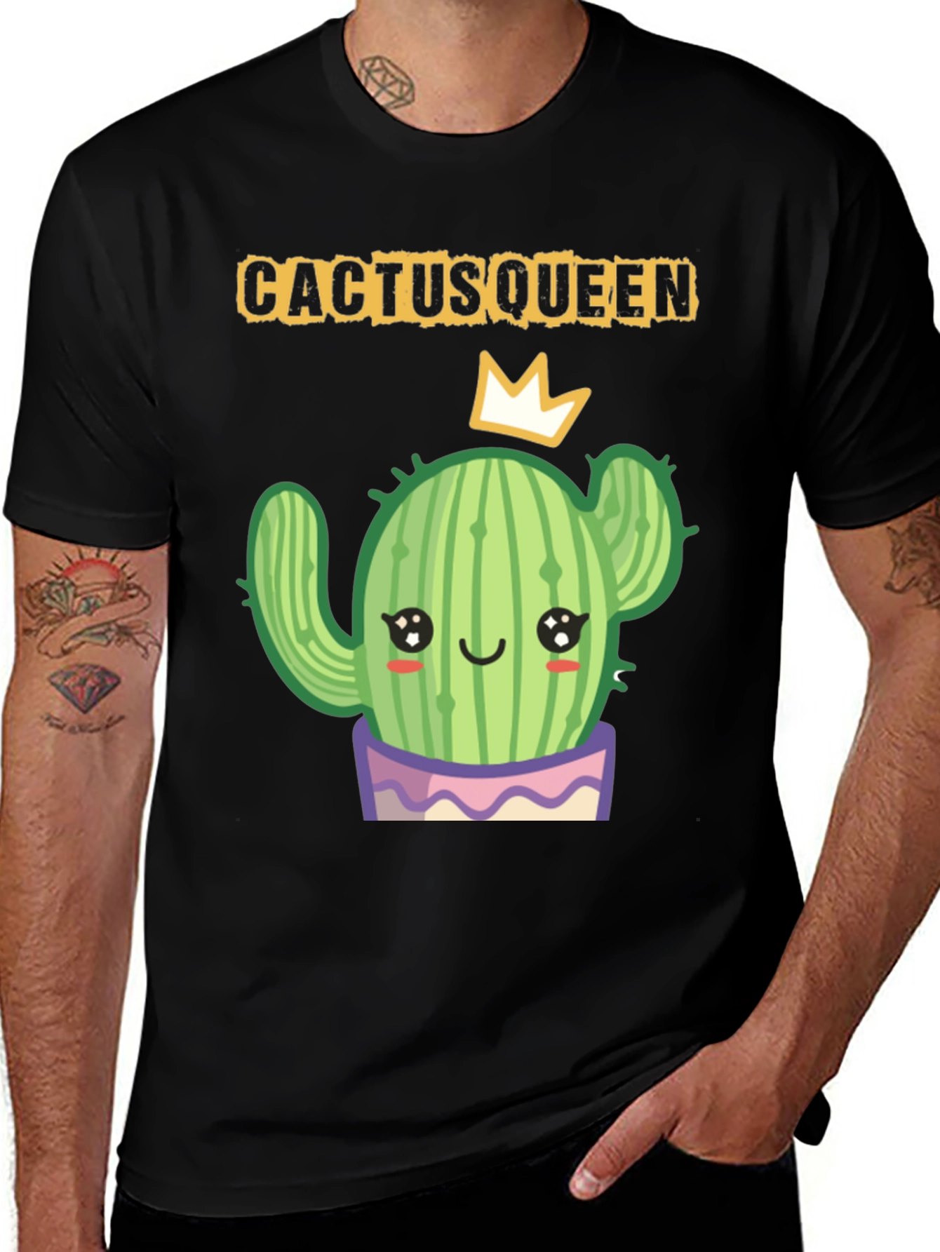 Cactus Queen T-Shirt - Cute Succulent Graphic Tee