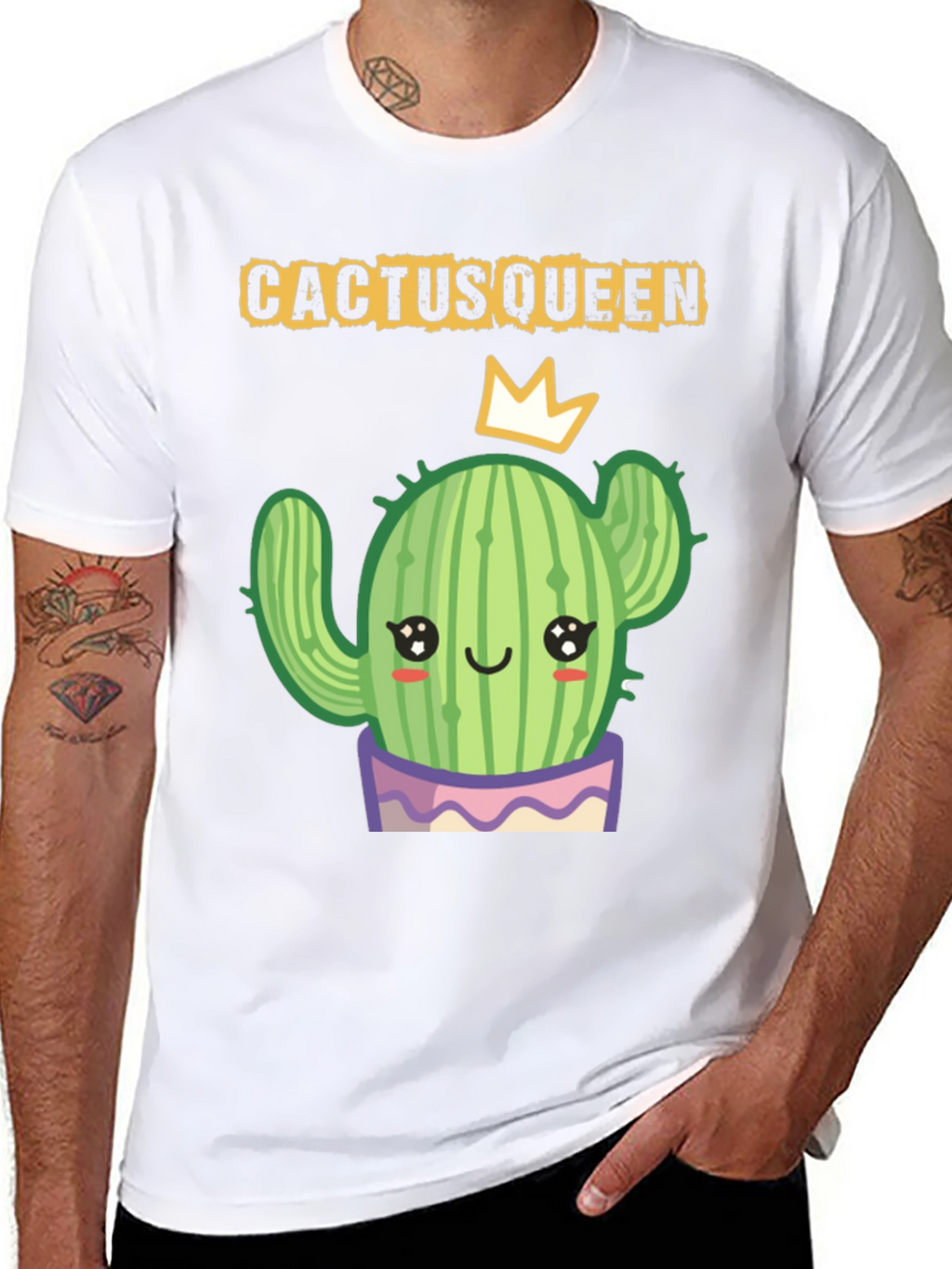 Cactus Queen T-Shirt - Cute Succulent Graphic Tee