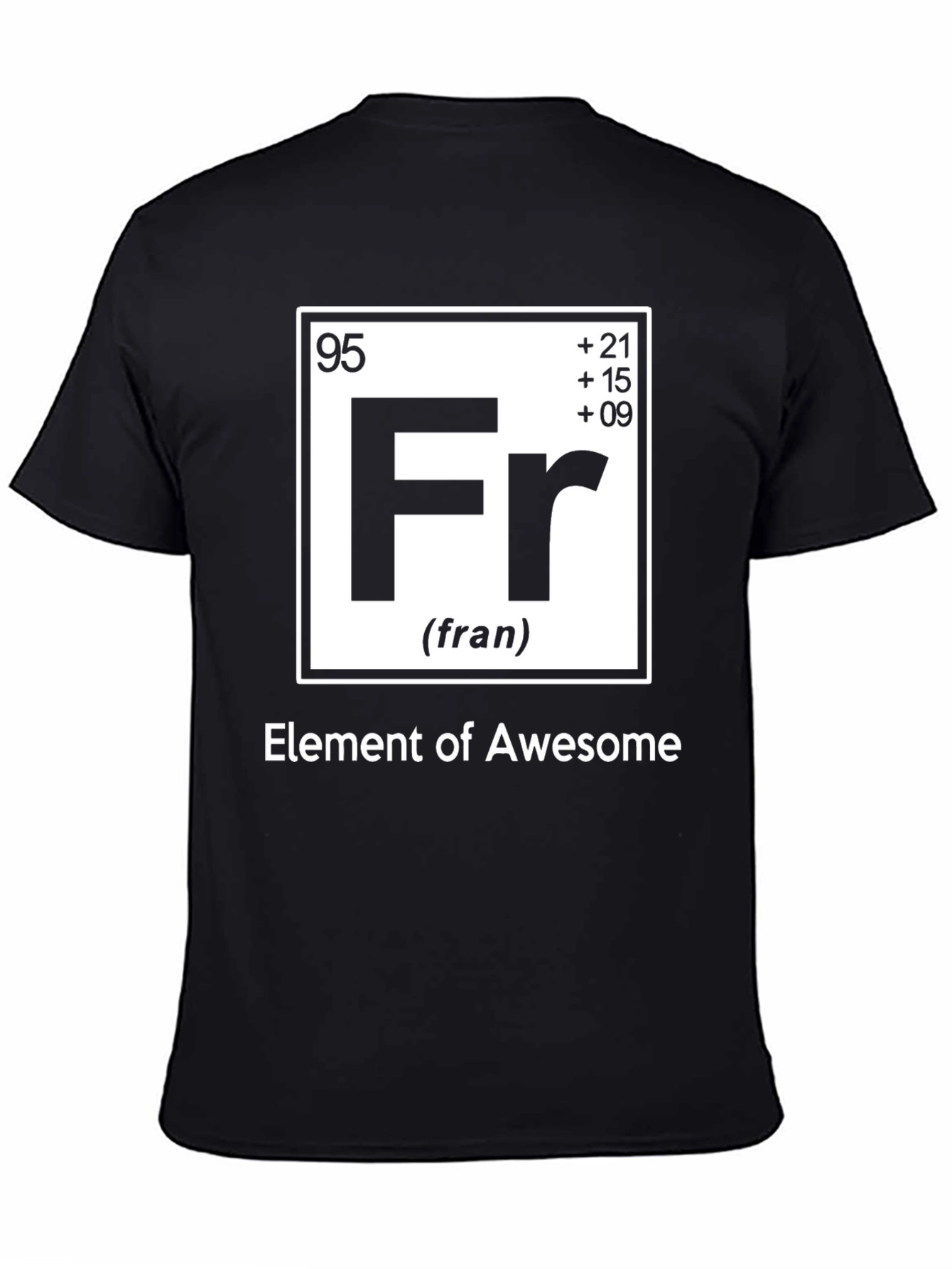 Element of Awesome Black Graphic T-Shirt