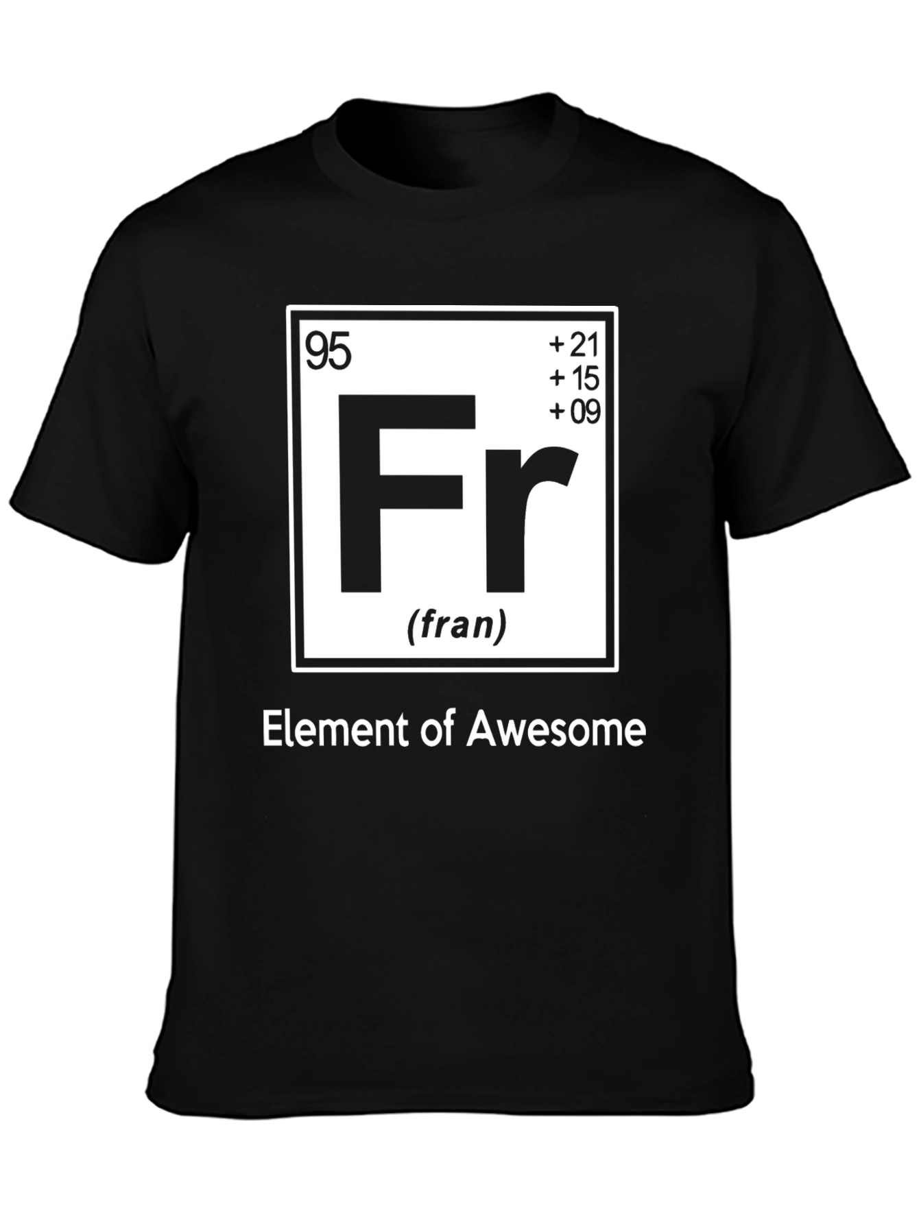 Element of Awesome Black Graphic T-Shirt