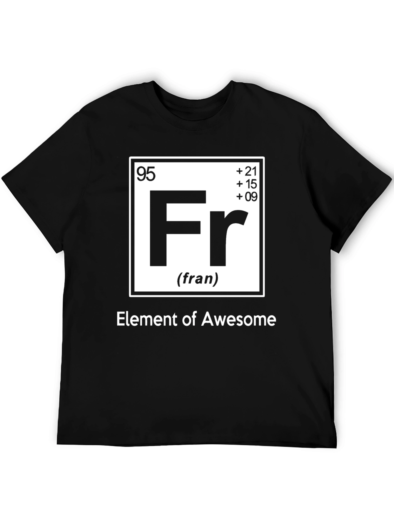 Element of Awesome Black Graphic T-Shirt