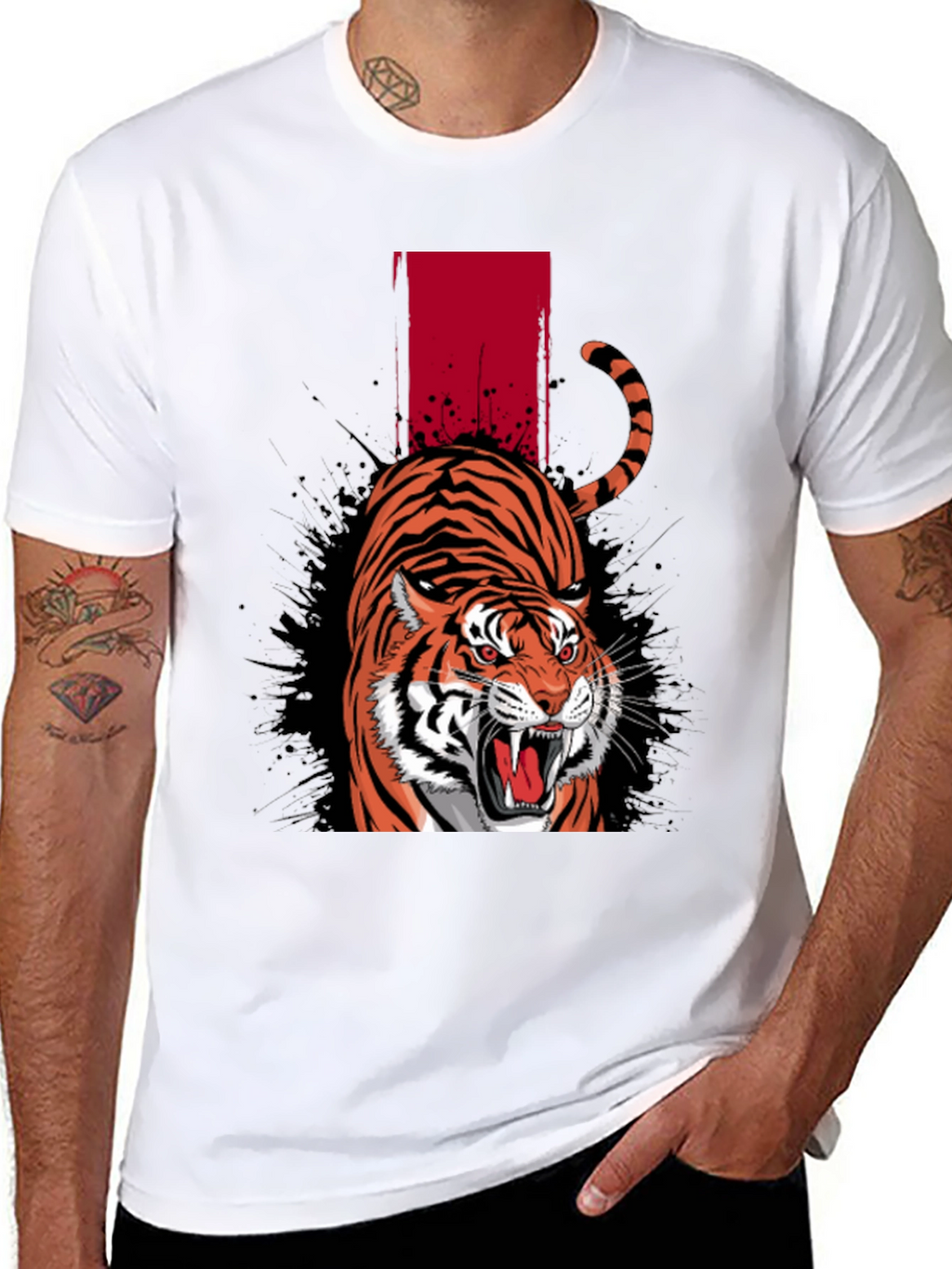 Roaring Tiger Graphic Tee - Bold Streetwear Style