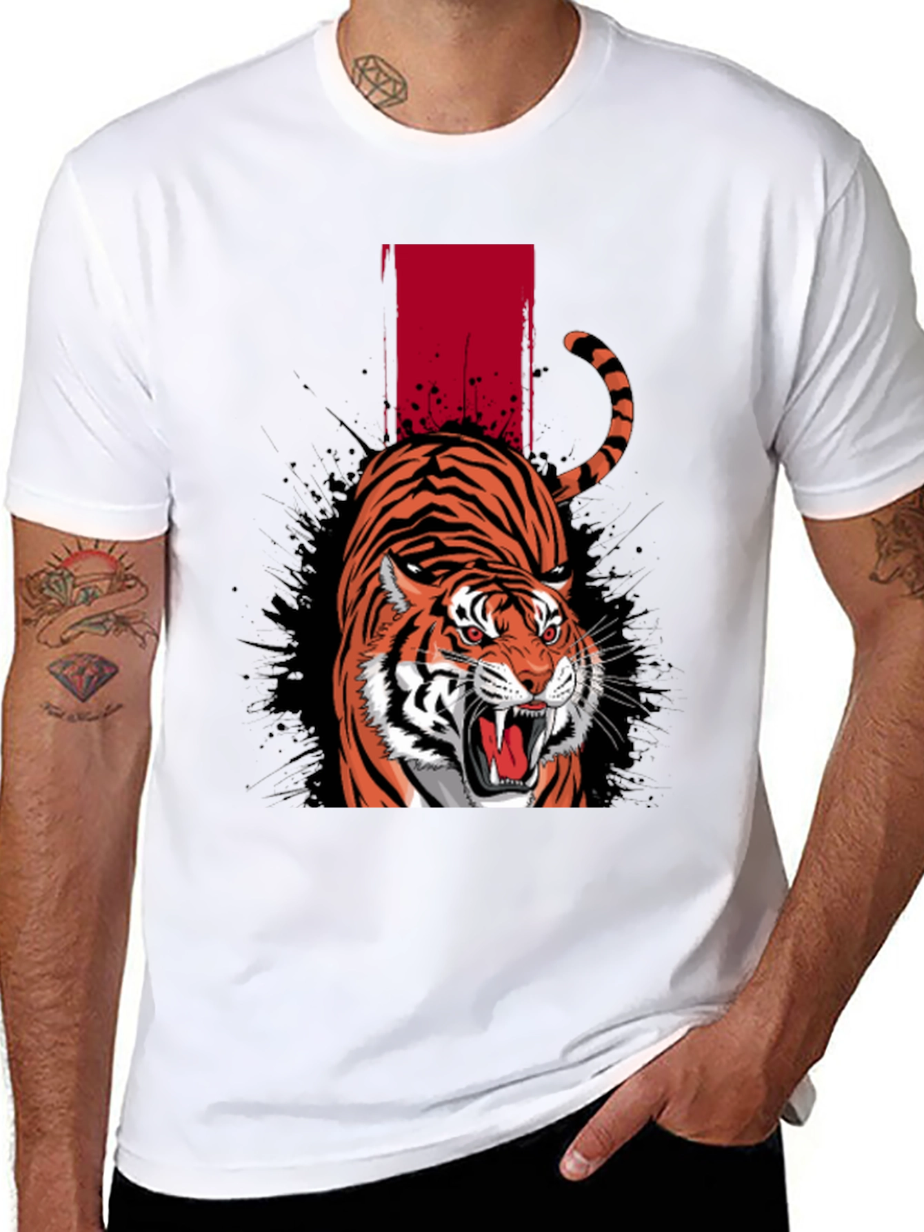Roaring Tiger Graphic Tee - Bold Streetwear Style