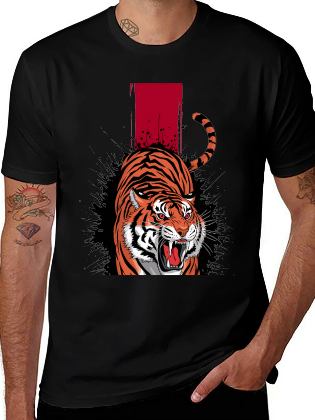 Roaring Tiger Graphic Tee - Bold Streetwear Style