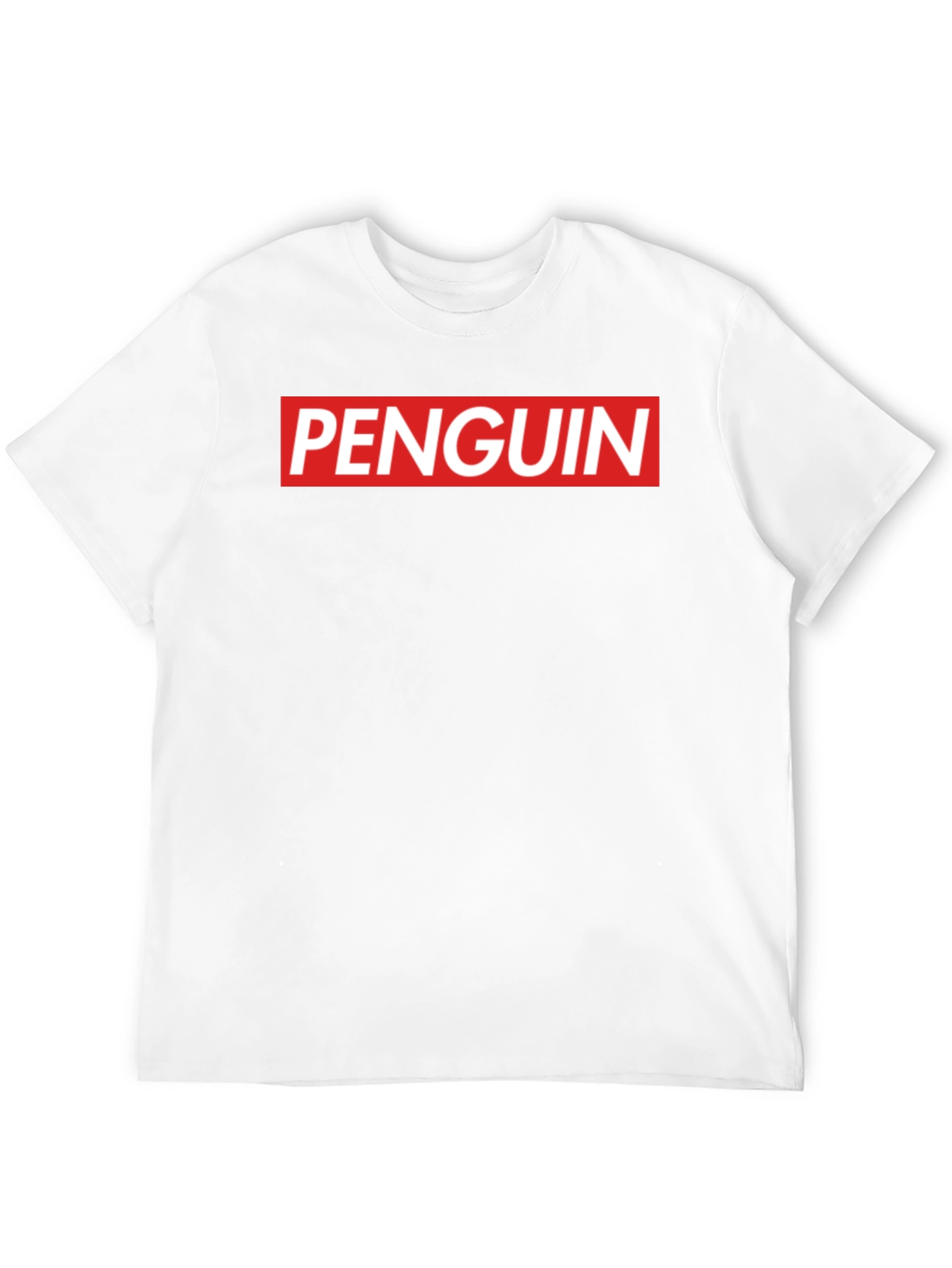 Penguin Box Logo Crew Neck T-Shirt