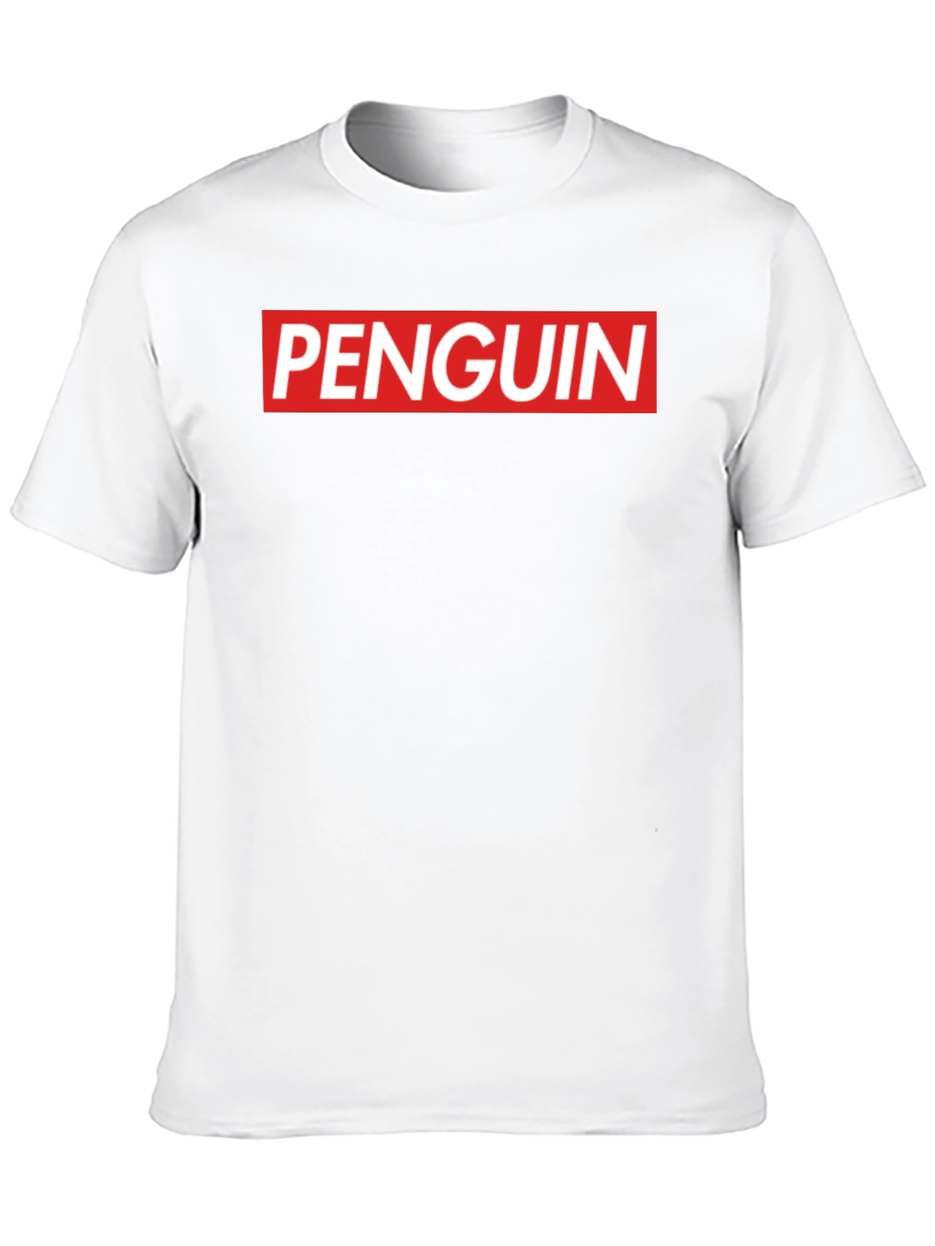 Penguin Box Logo Crew Neck T-Shirt