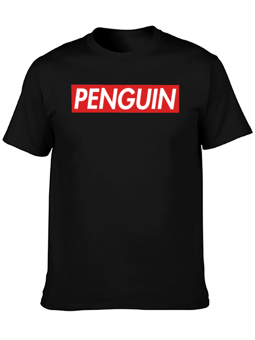 Penguin Box Logo Crew Neck T-Shirt