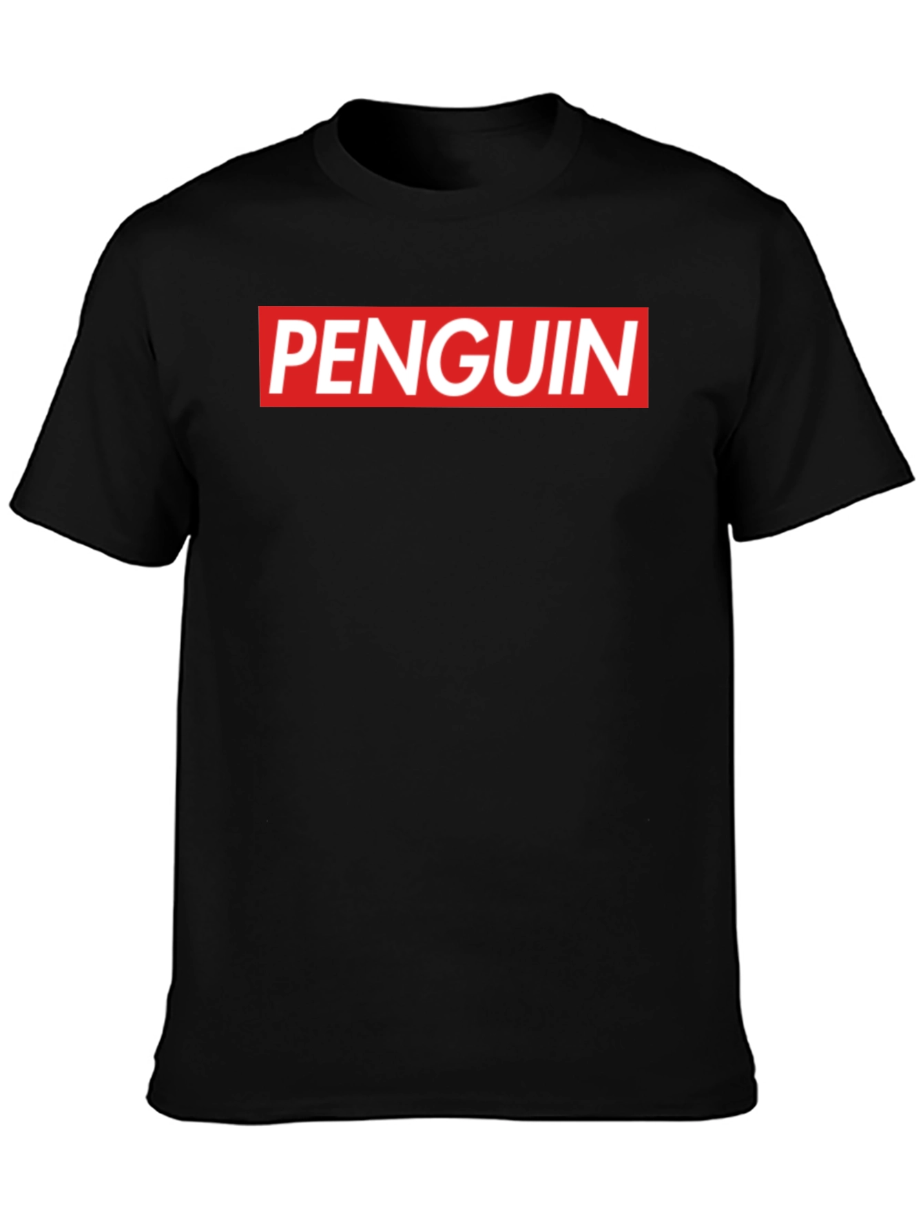 Penguin Box Logo Crew Neck T-Shirt