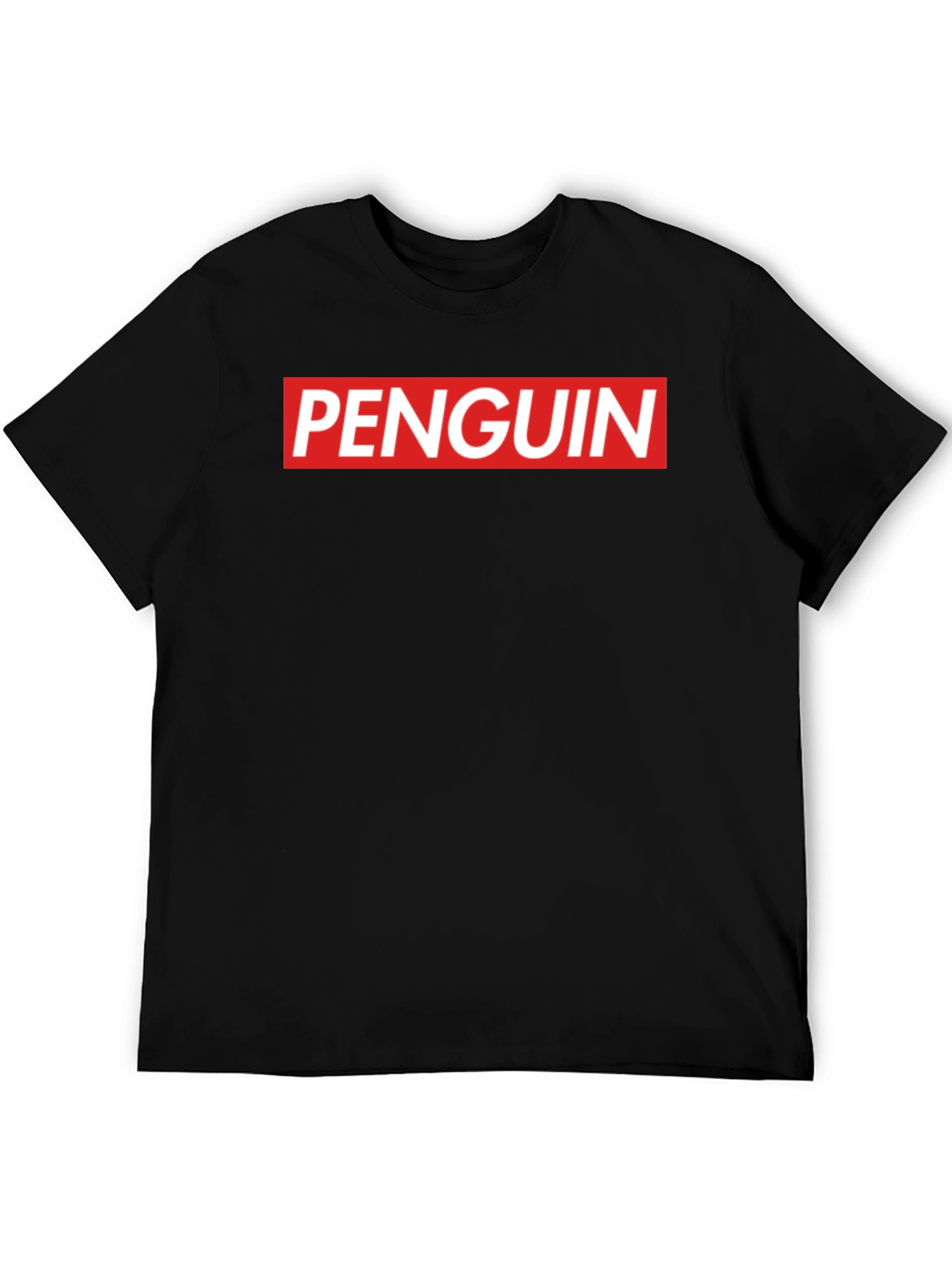 Penguin Box Logo Crew Neck T-Shirt