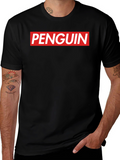Penguin Box Logo Crew Neck T-Shirt