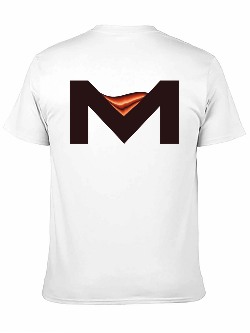 Black Graphic Tee - Burning M