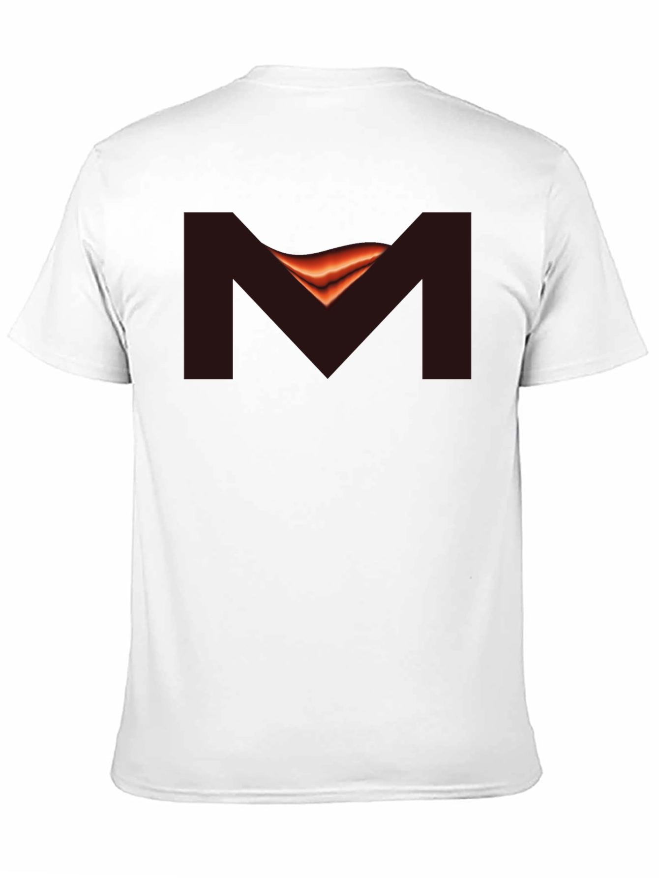 Black Graphic Tee - Burning M