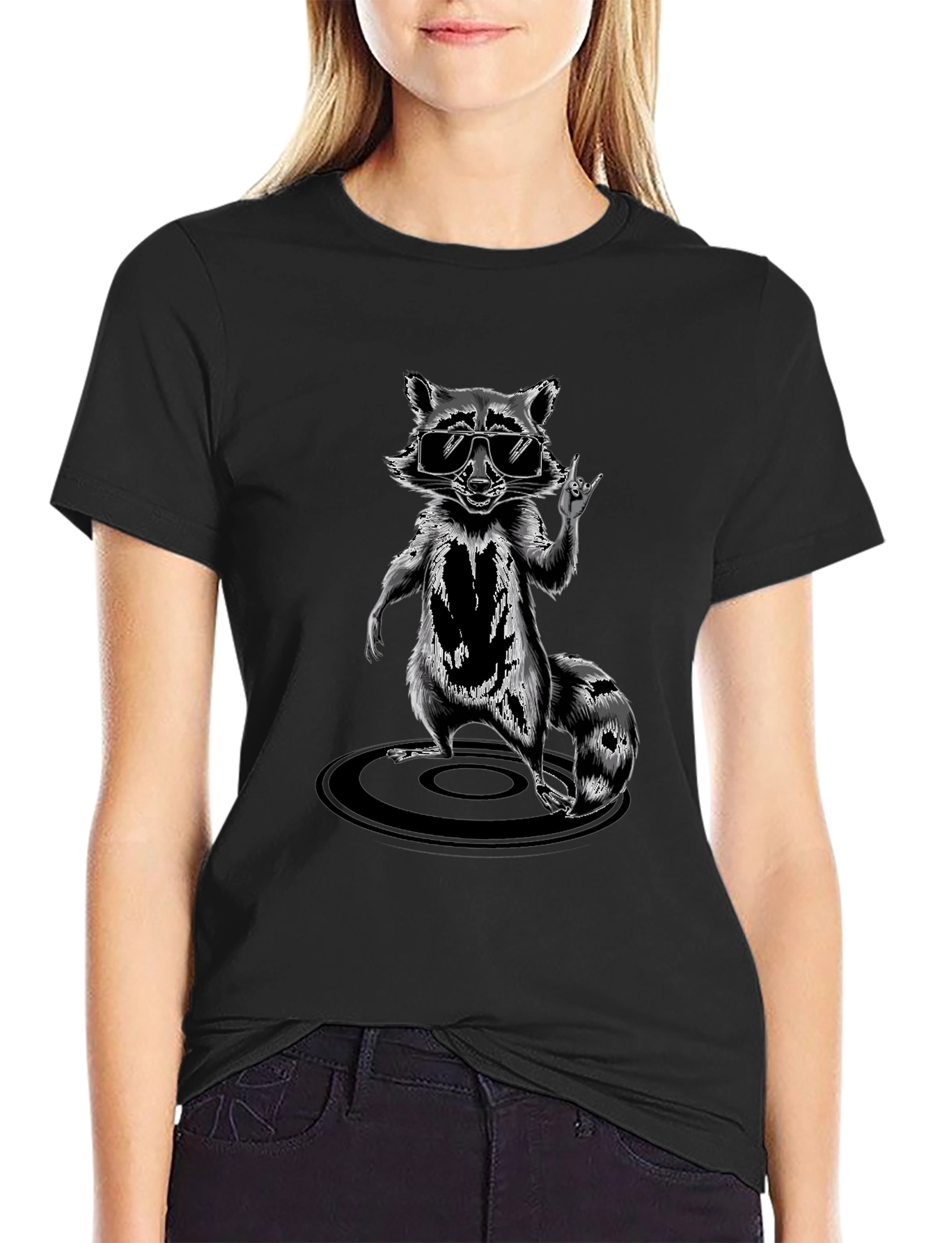 Cool Raccoon Graphic Tee