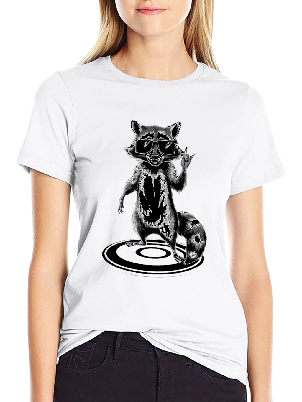 Cool Raccoon Graphic Tee
