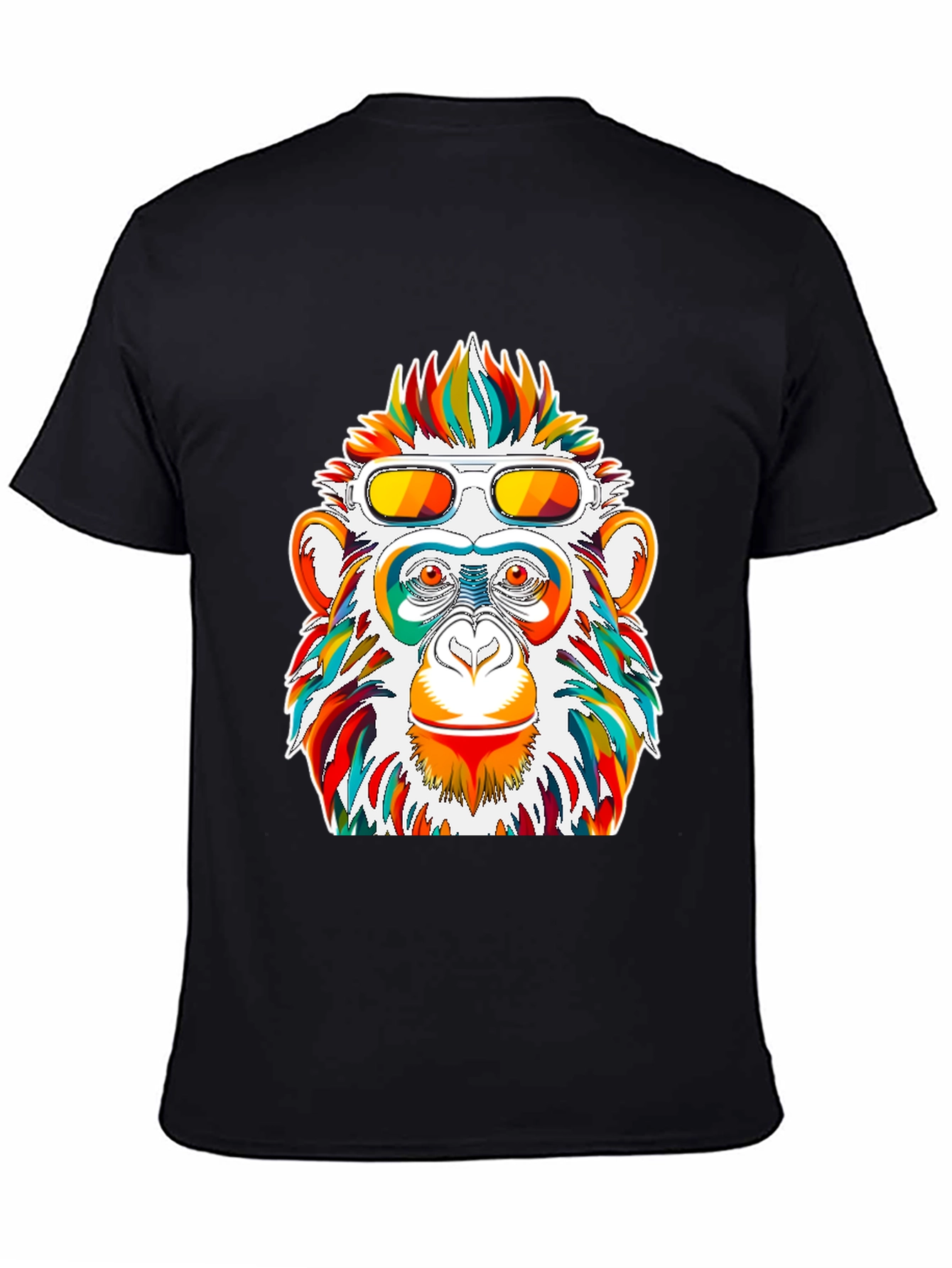Funky Monkey Graphic Tee - Unique Colorful Design