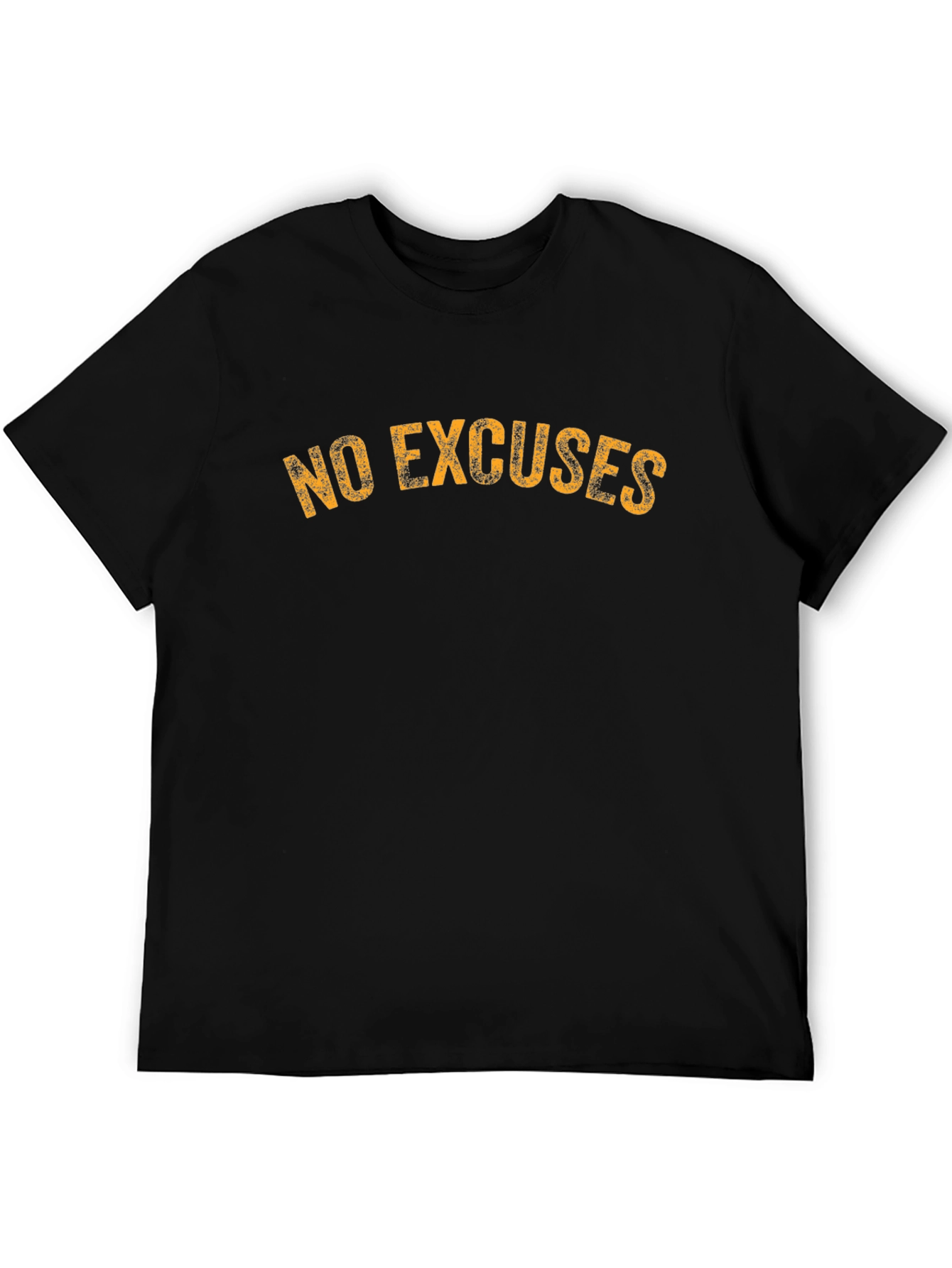 No Excuses Graphic Tee - Motivational Mens T-Shirt