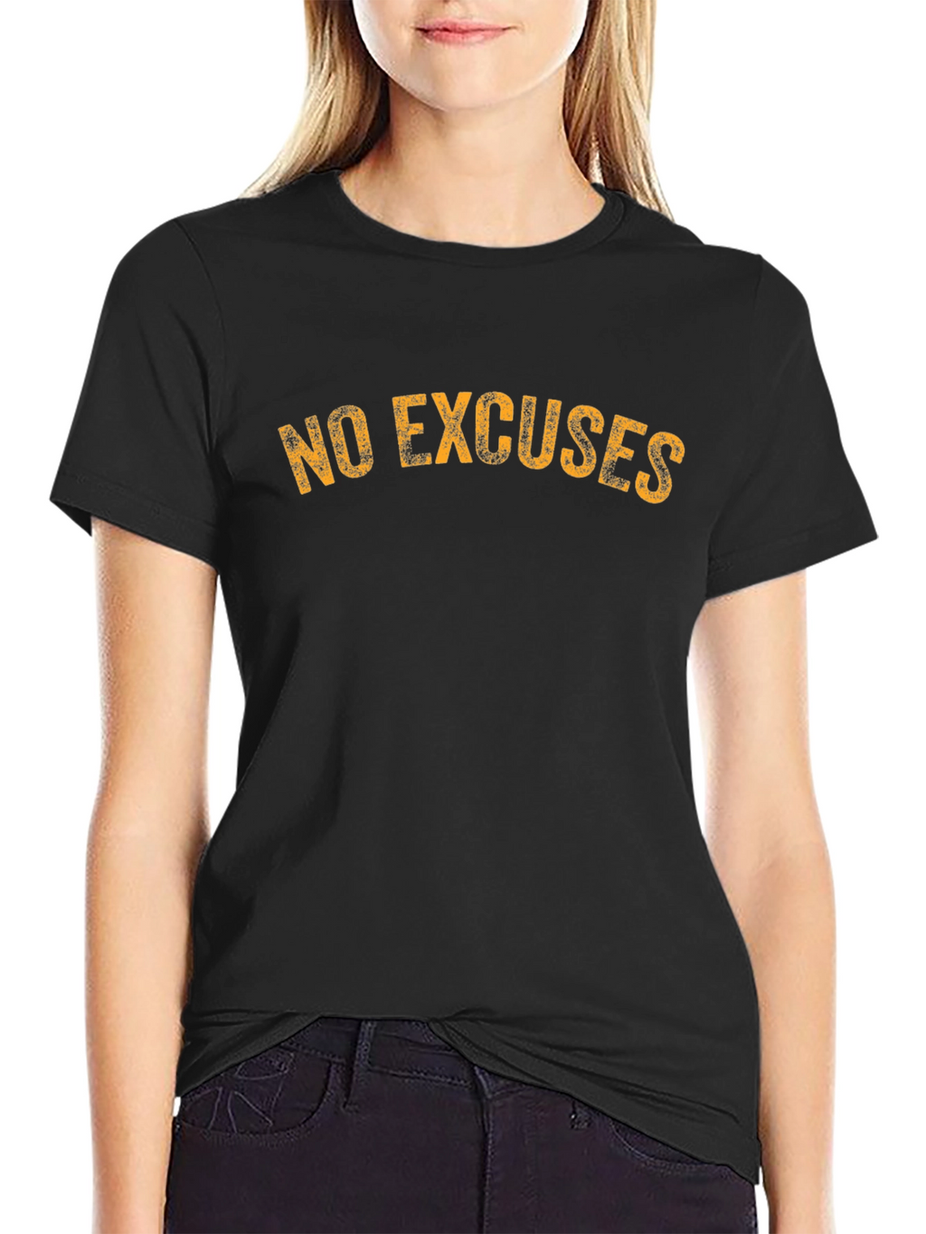No Excuses Graphic Tee - Motivational Mens T-Shirt