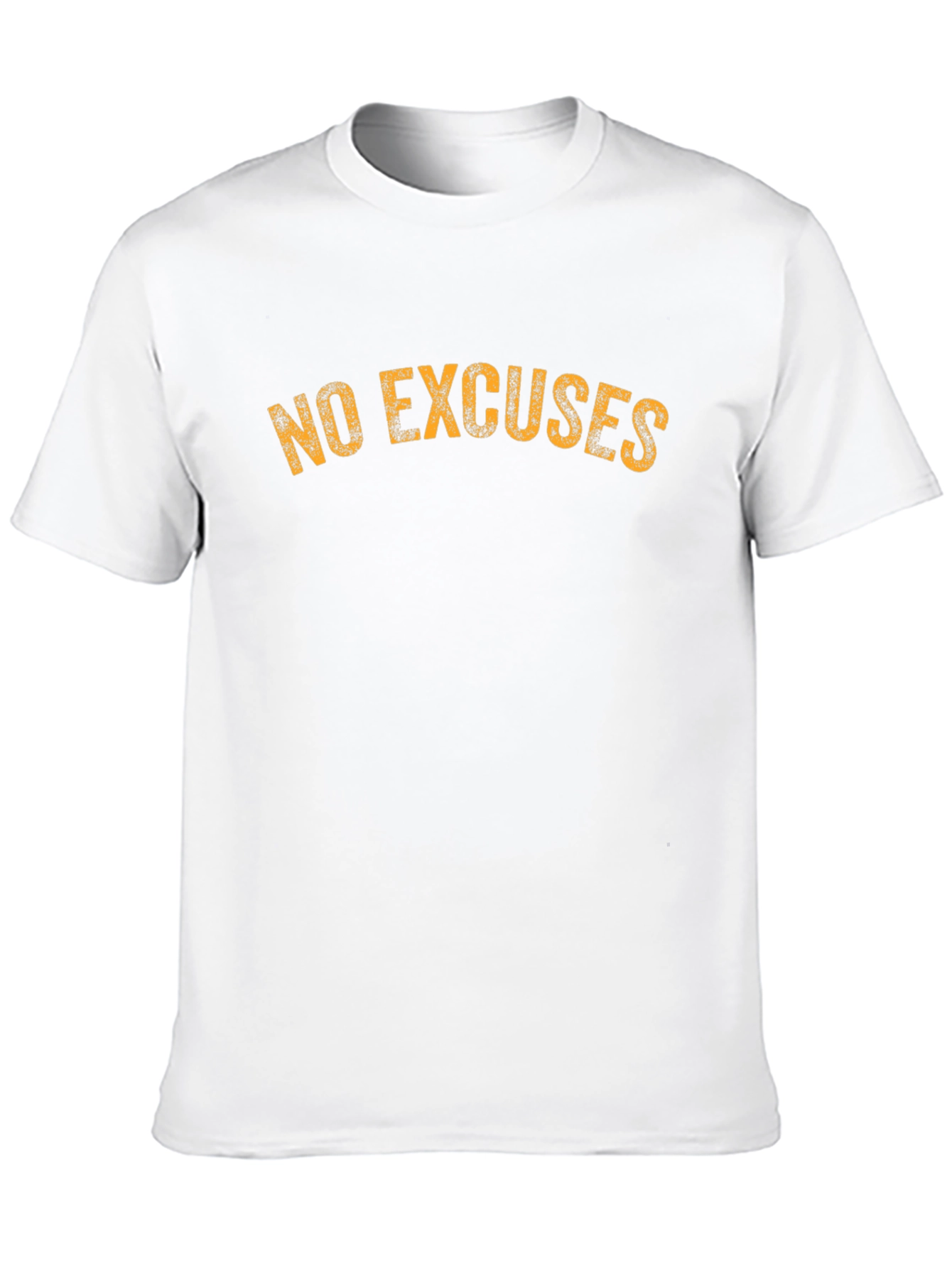 No Excuses Graphic Tee - Motivational Mens T-Shirt