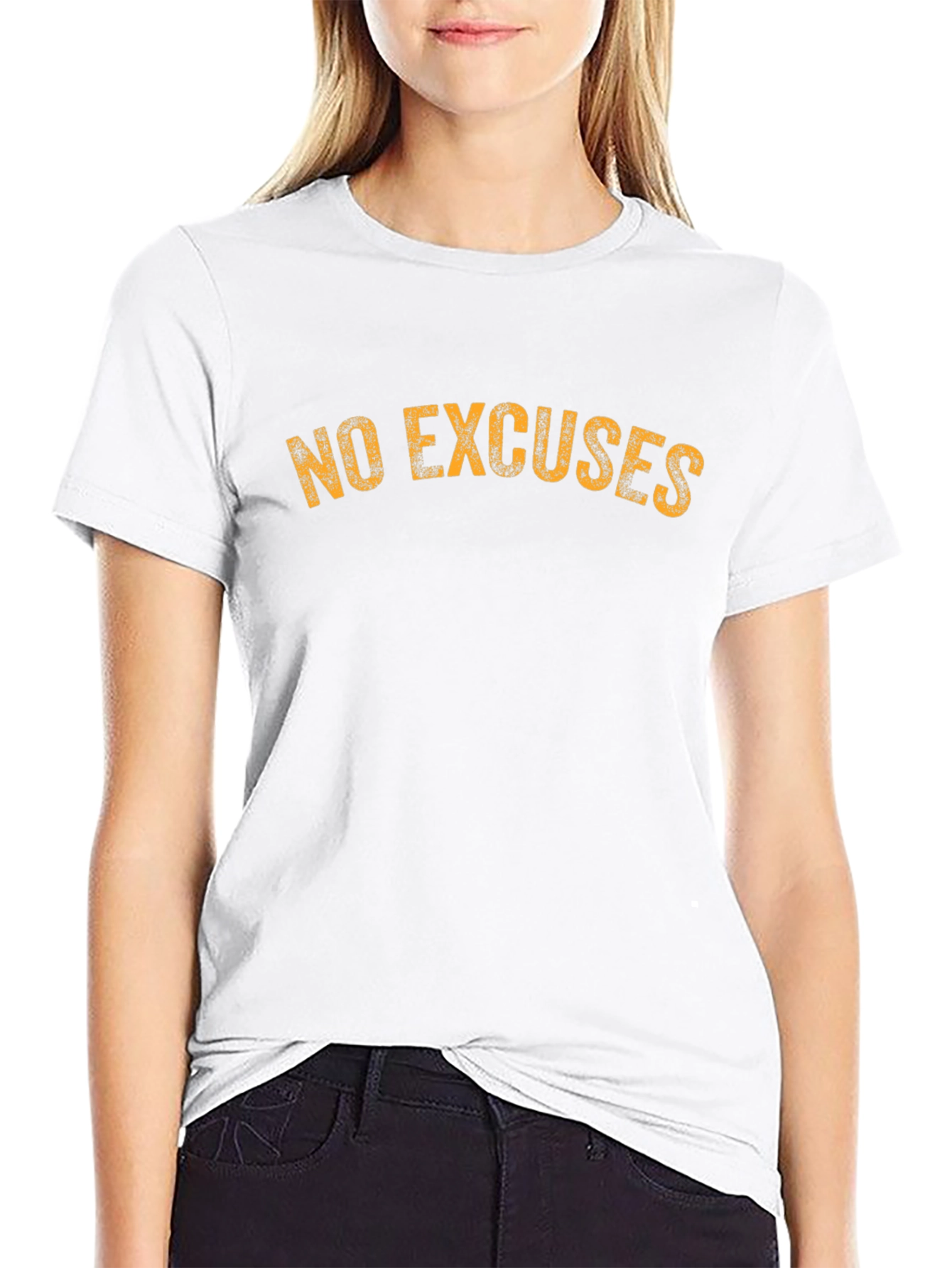 No Excuses Graphic Tee - Motivational Mens T-Shirt