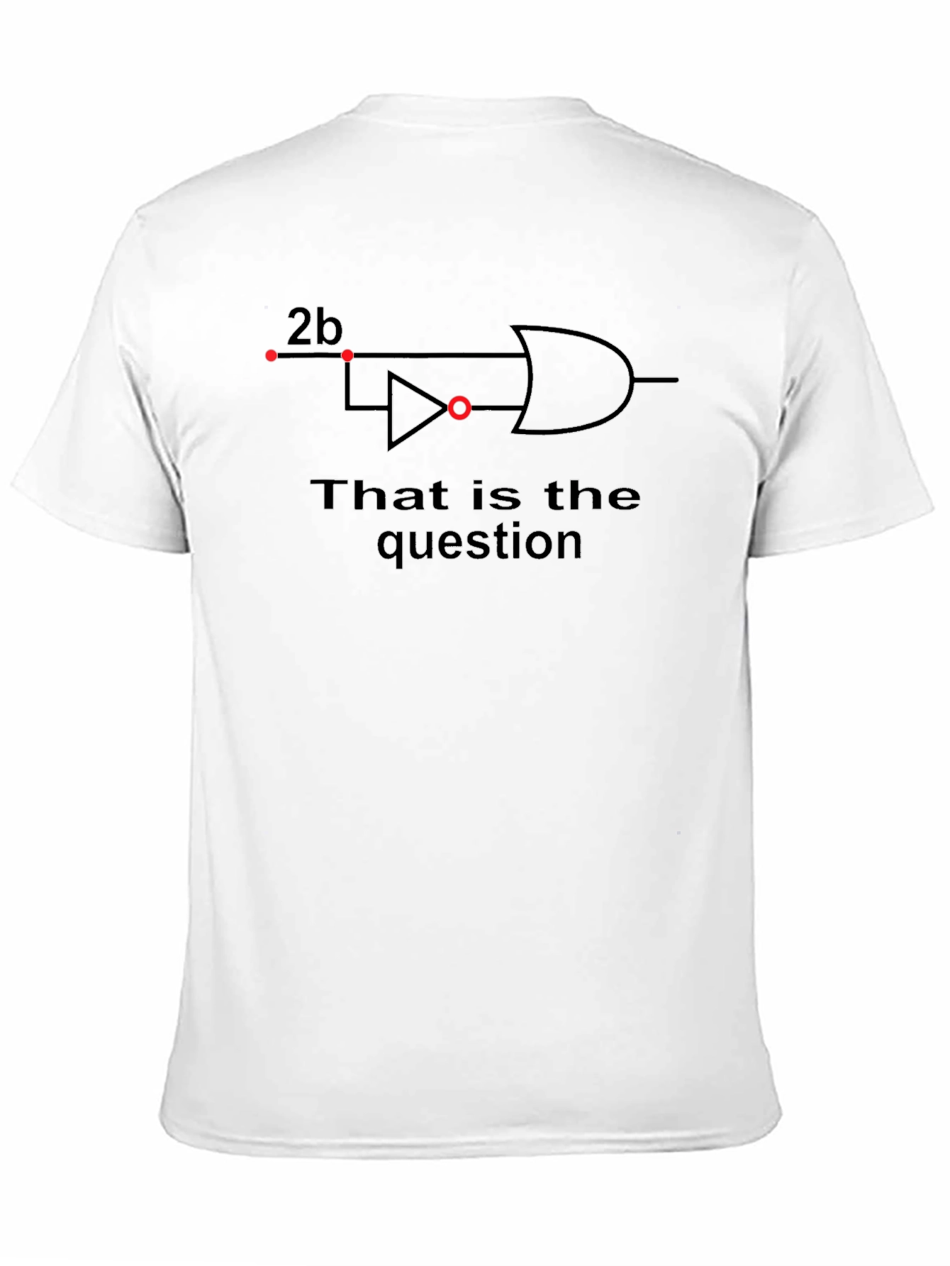To Be T-Shirt: Nerdy Logic Humor Shirt