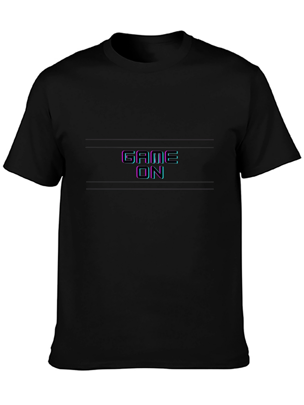 Game On Graphic Tee - Black