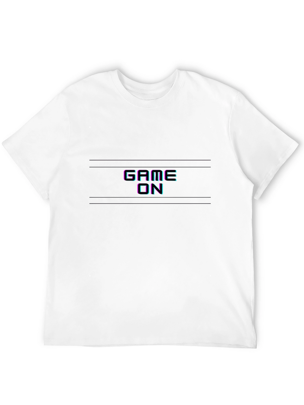 Game On Graphic Tee - Black