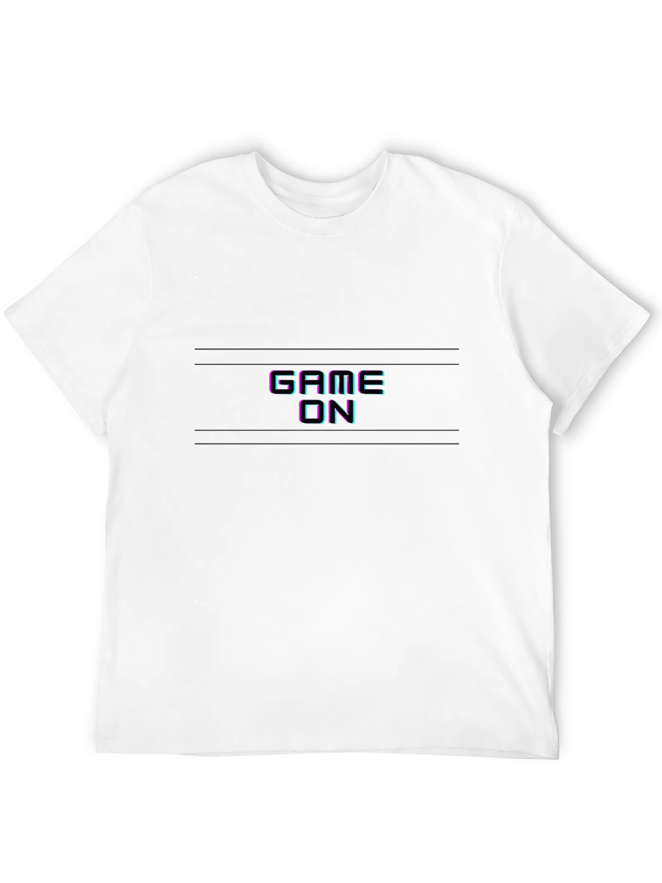 Game On Graphic Tee - Black