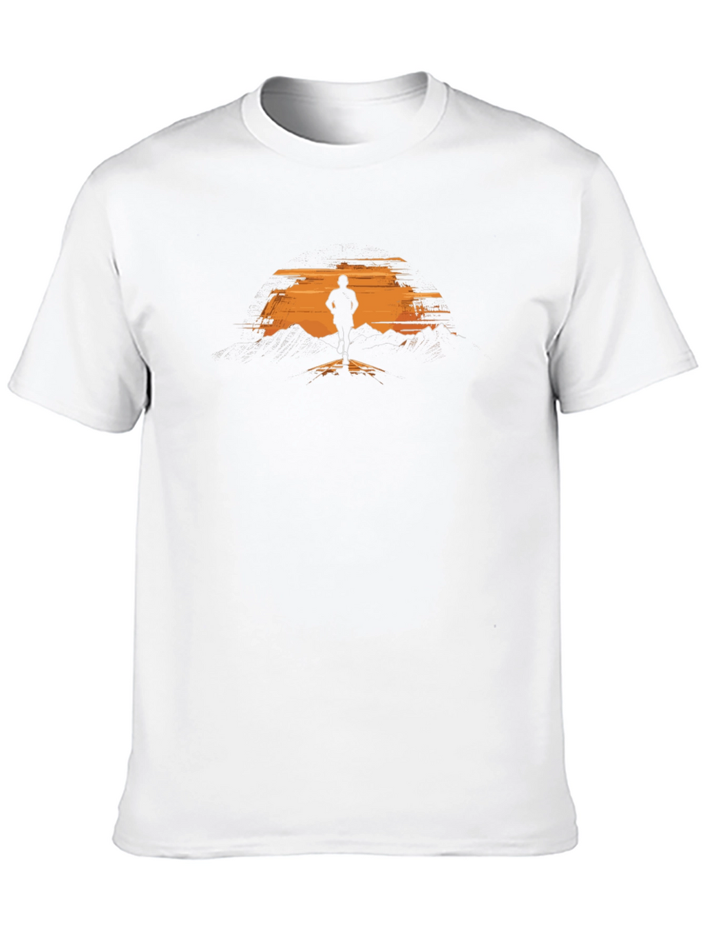 Runners Horizon Graphic Tee - Black