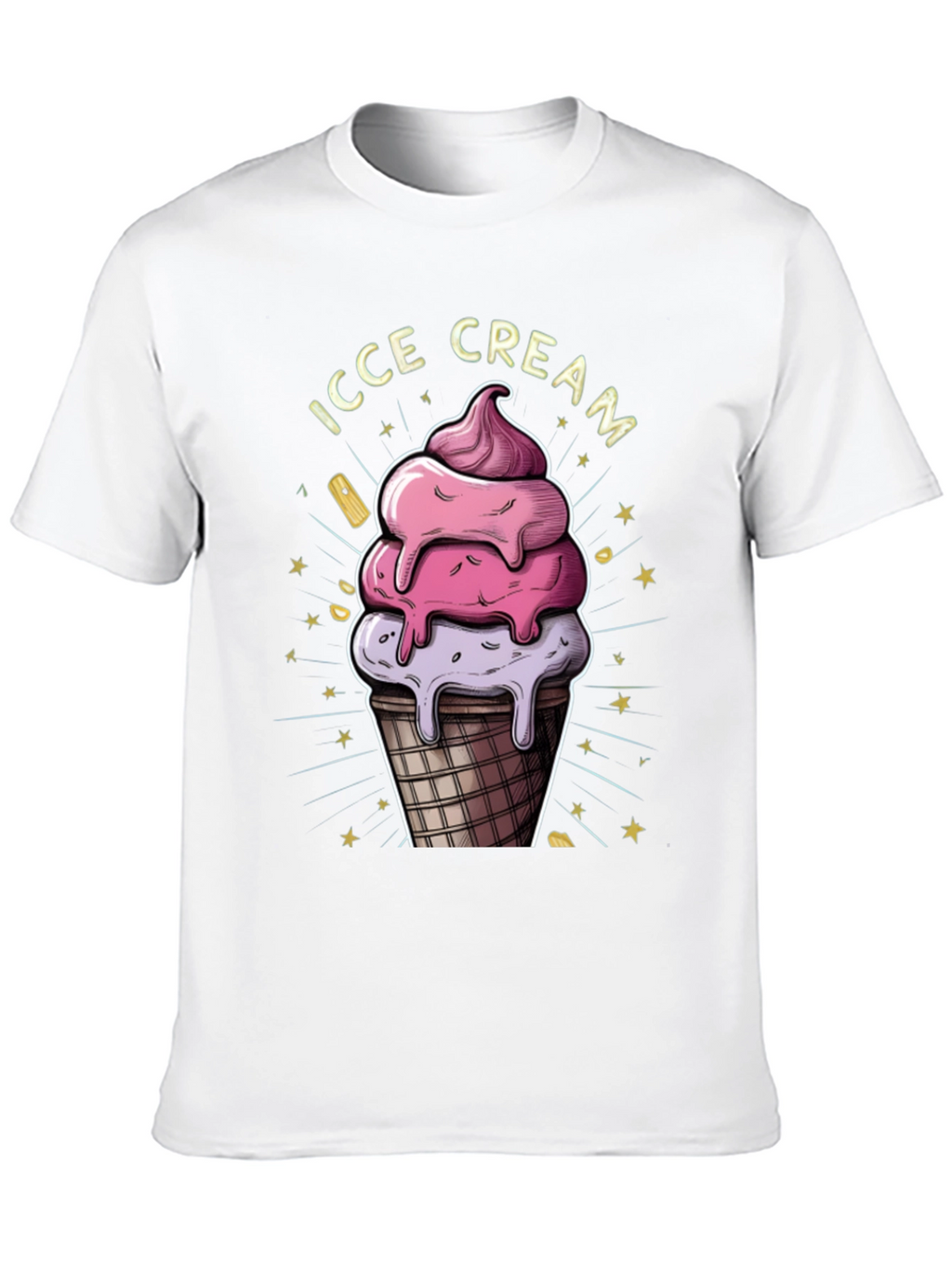IccE Cream T-Shirt - Fun Graphic Tee