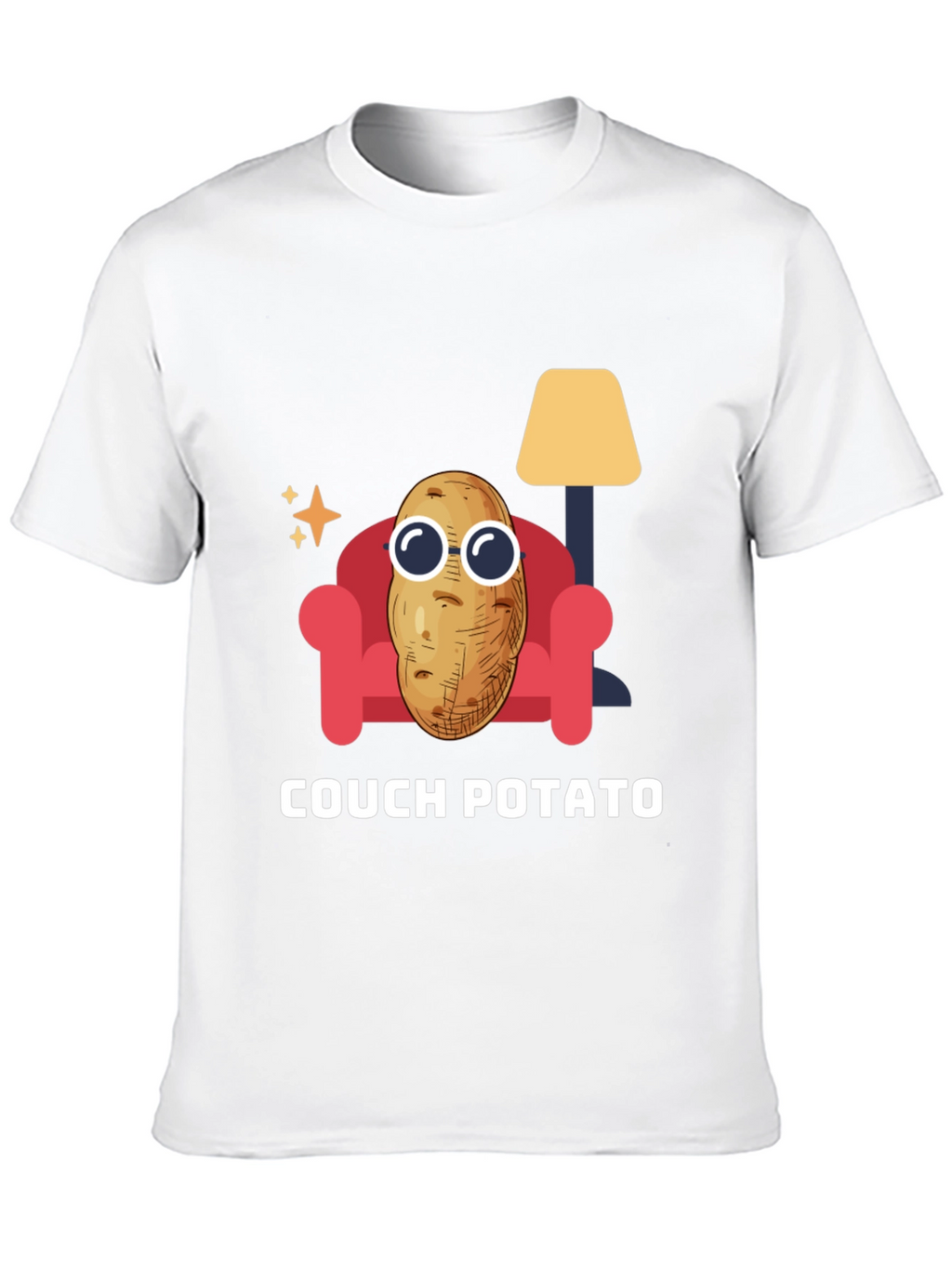 Couch Potato Graphic Tee - Funny Relaxed T-Shirt