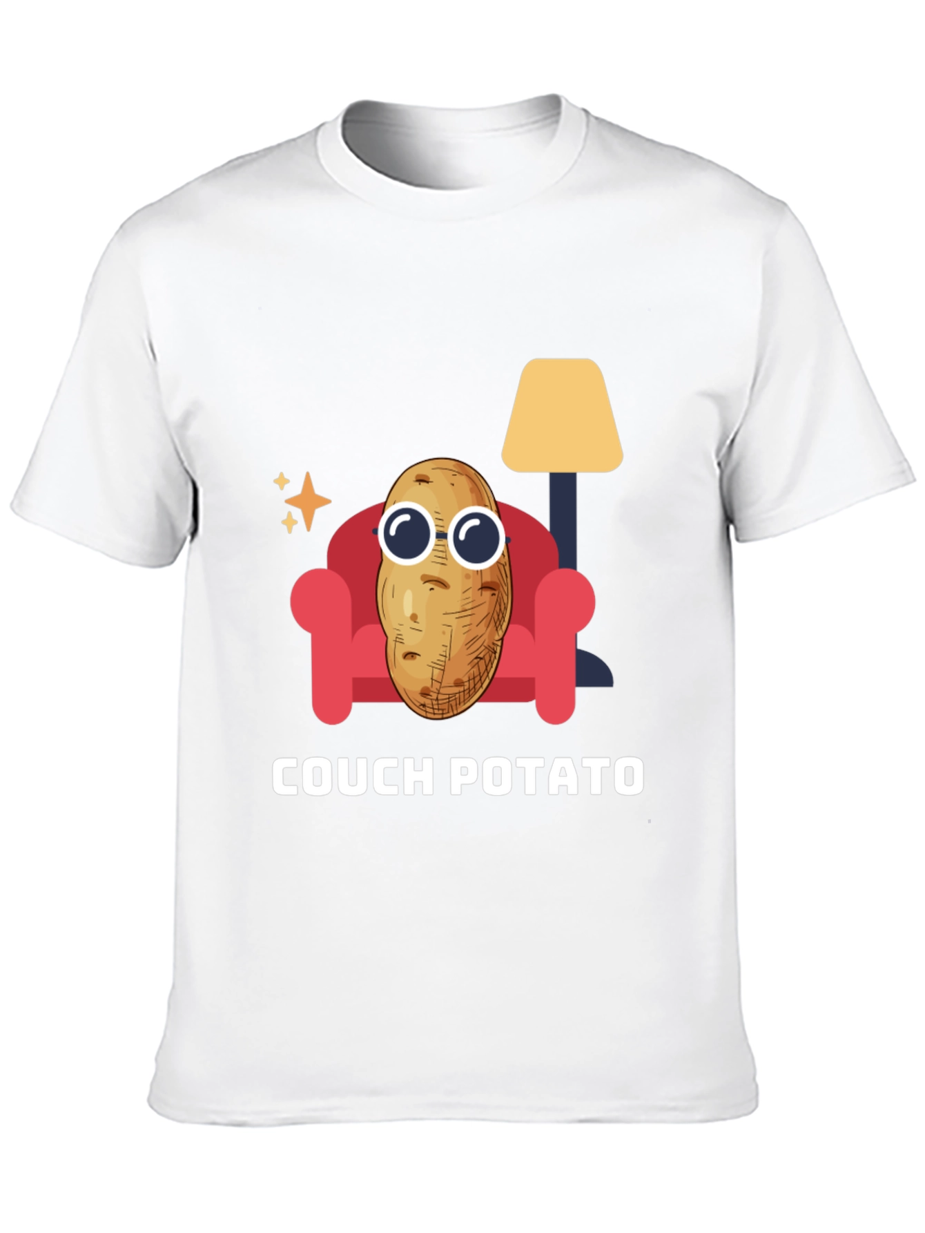 Couch Potato Graphic Tee - Funny Relaxed T-Shirt