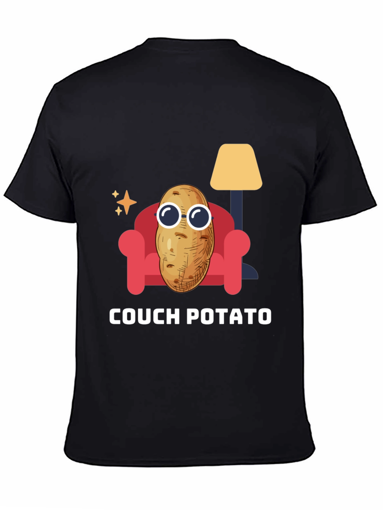 Couch Potato Graphic Tee - Funny Relaxed T-Shirt