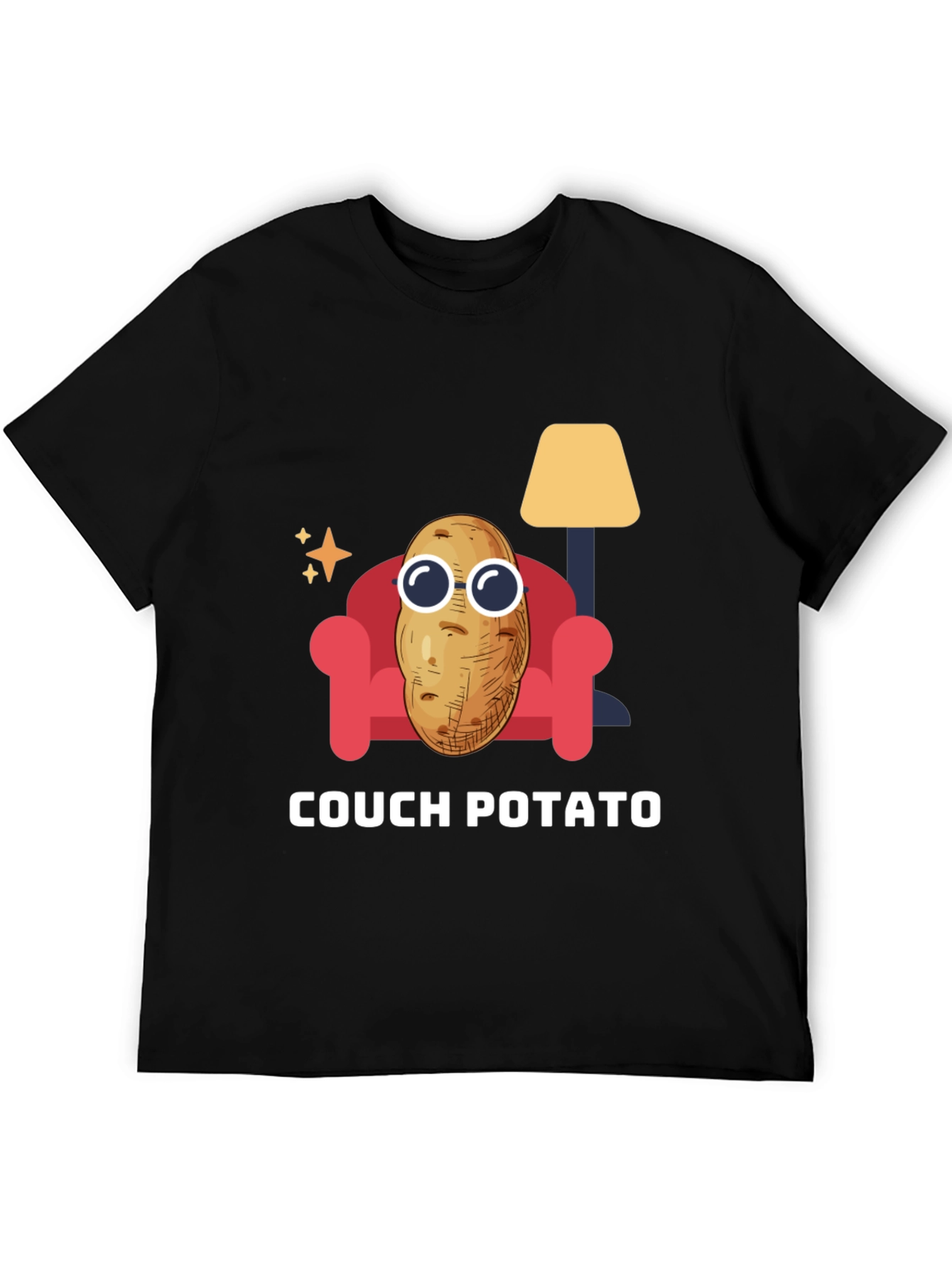 Couch Potato Graphic Tee - Funny Relaxed T-Shirt