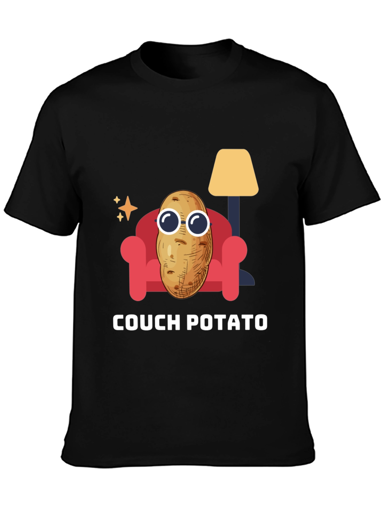 Couch Potato Graphic Tee - Funny Relaxed T-Shirt