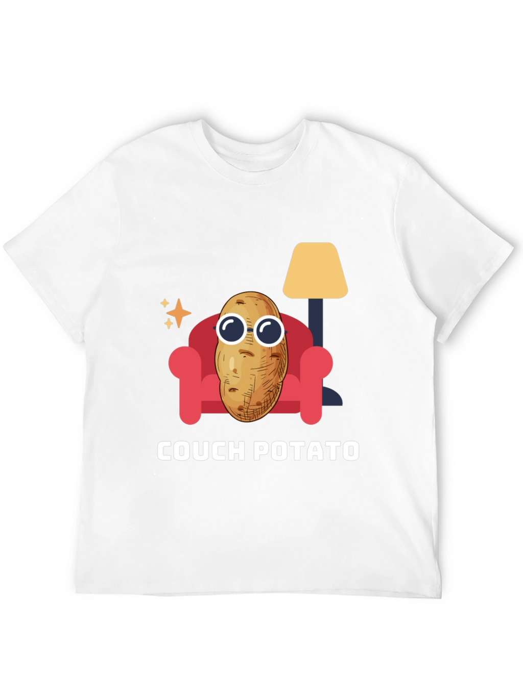 Couch Potato Graphic Tee - Funny Relaxed T-Shirt