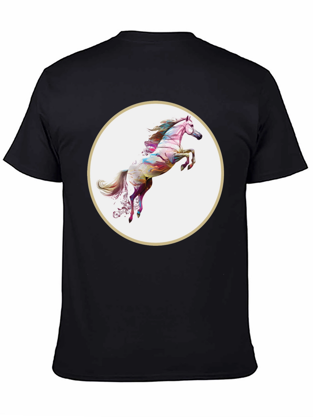 Artistic Horse Graphic T-Shirt